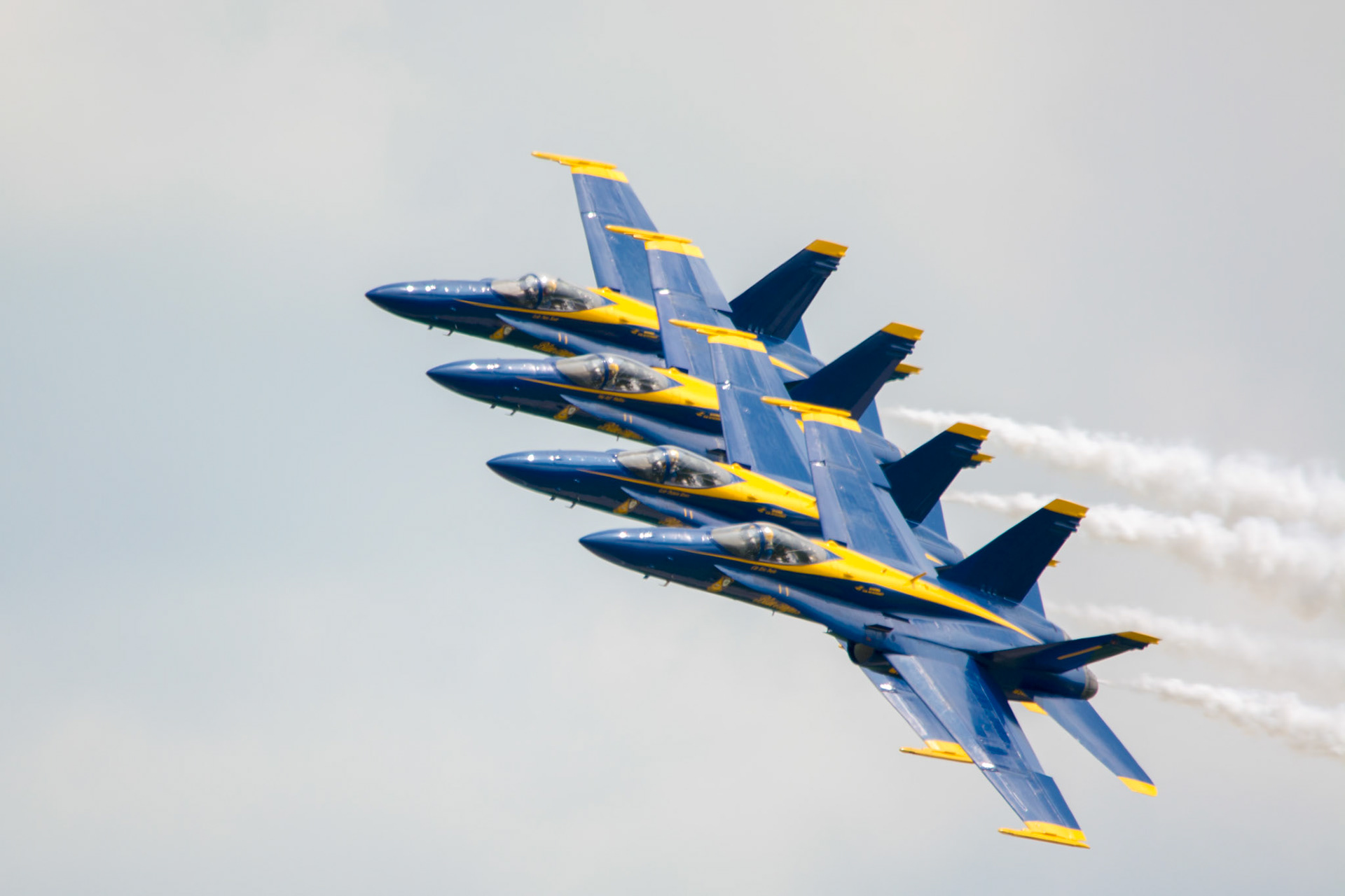 Blue Angels in flight
