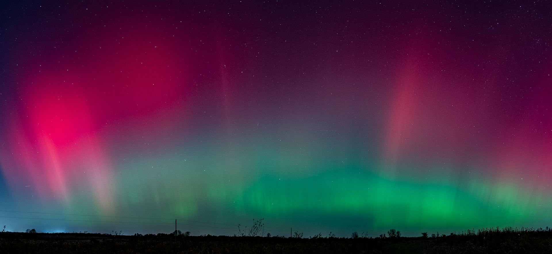 Northern Lights near Brazil, IN - 10/10/2024
