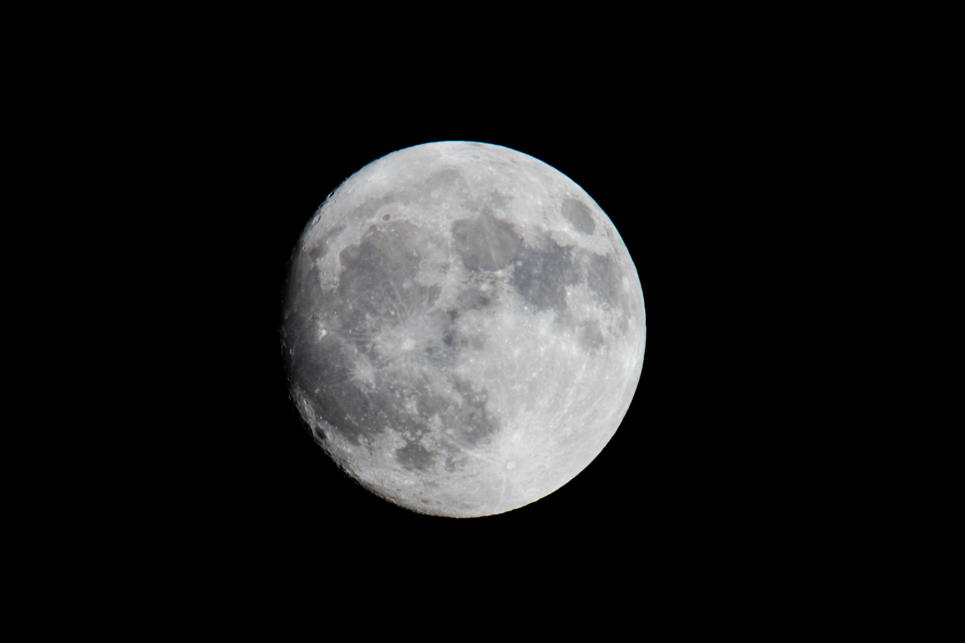 Full moon on a summer night