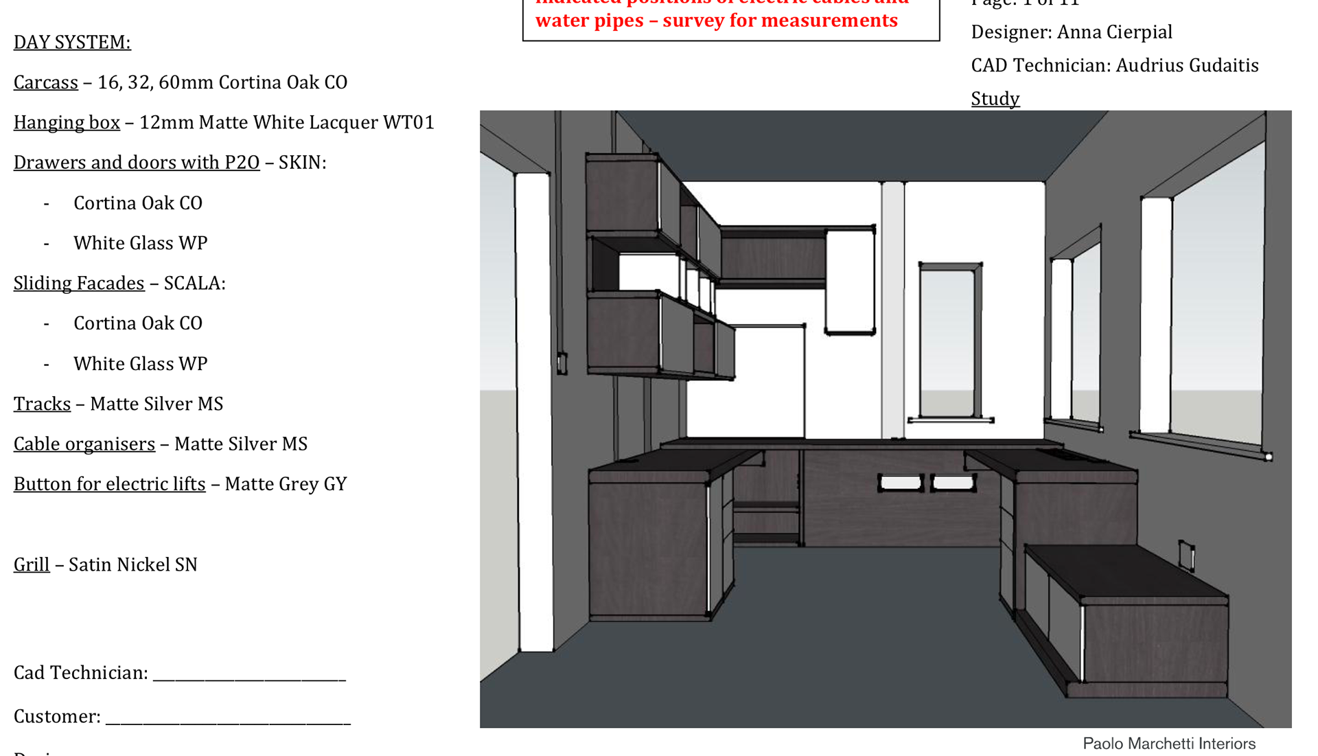 Fragment of design project