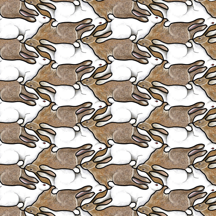 Rabbits tessellation.