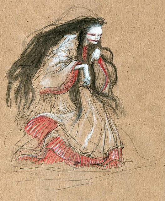 A Tangent. I was working on something completely different, and this was a side sketch.