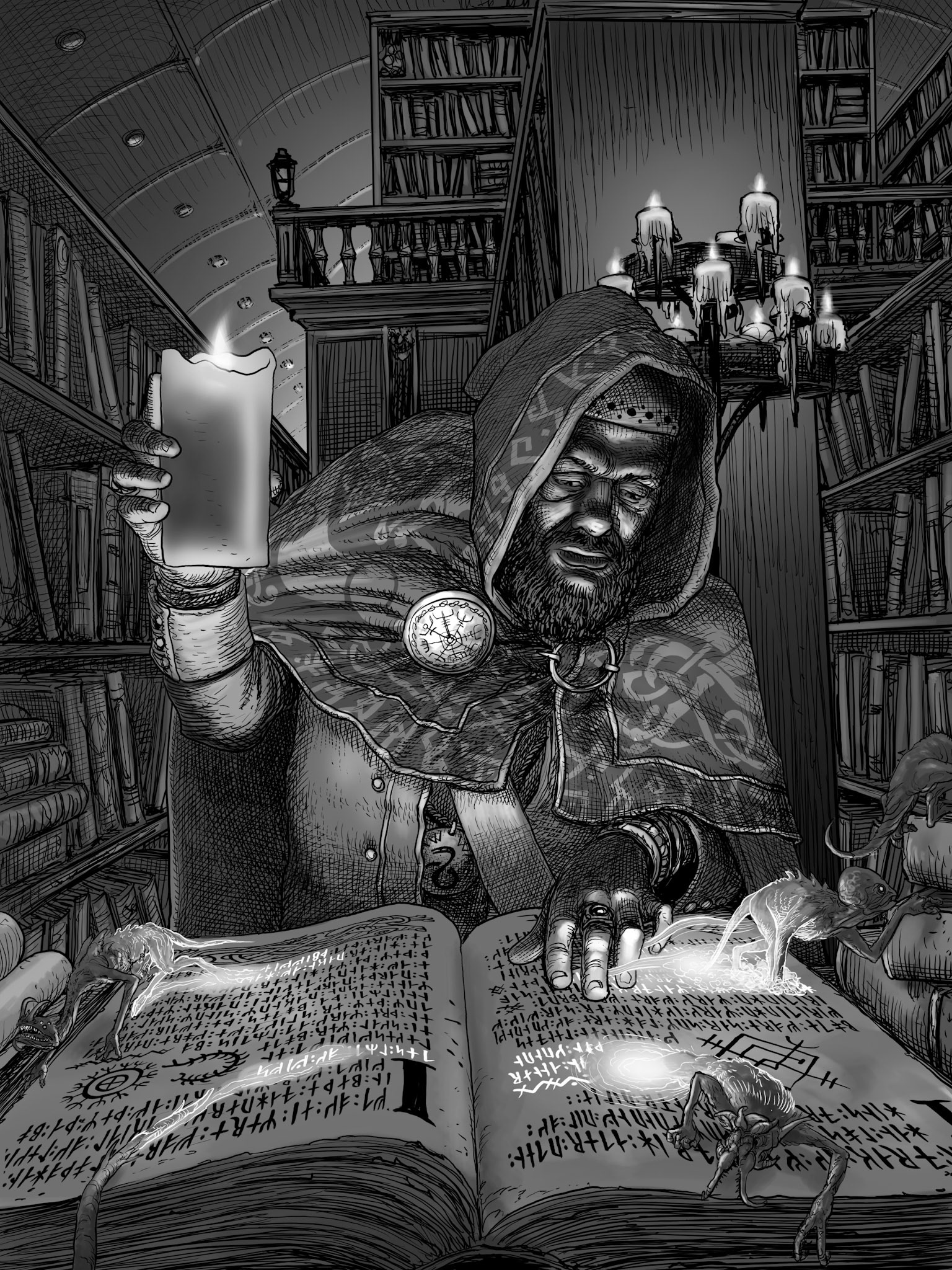 Varg in the Library, Torchbearer 2nd Edition RPG by The Burning Wheel