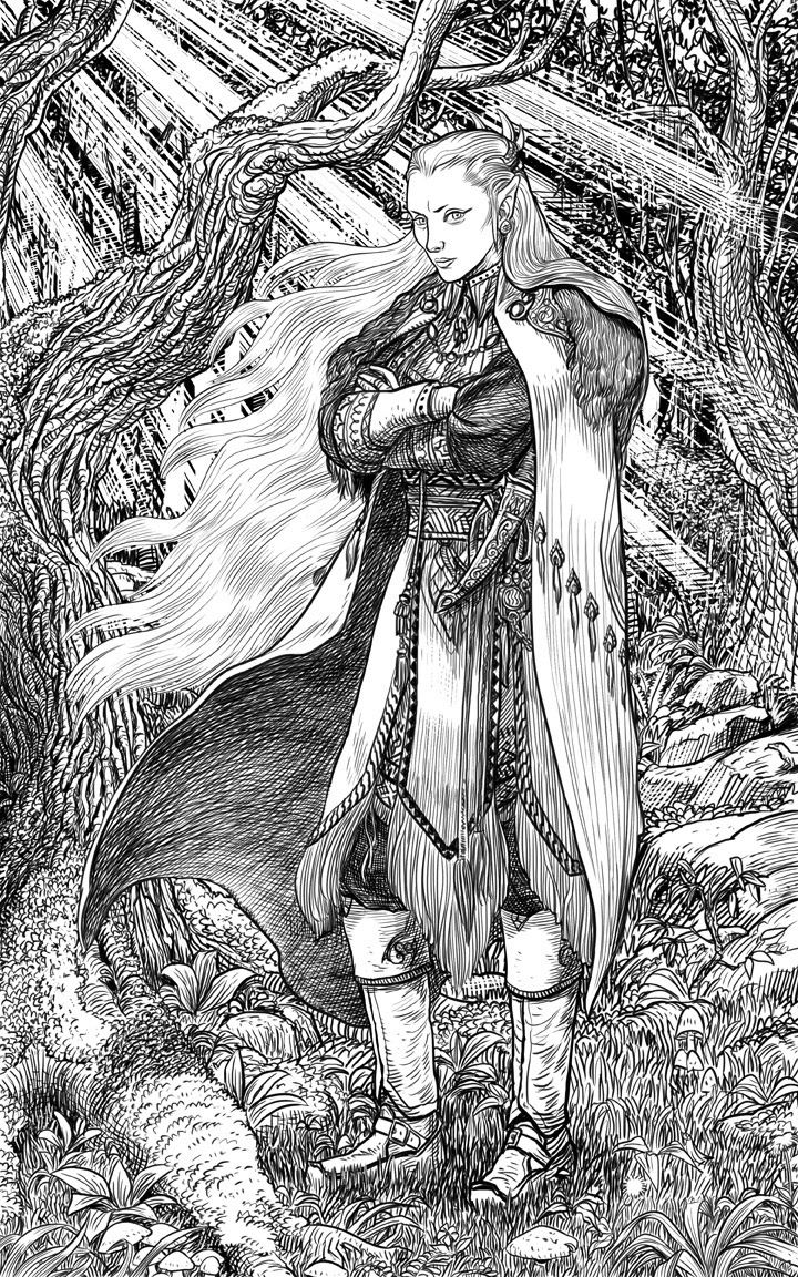 Elven Lord, for the Burning Wheel RPG.