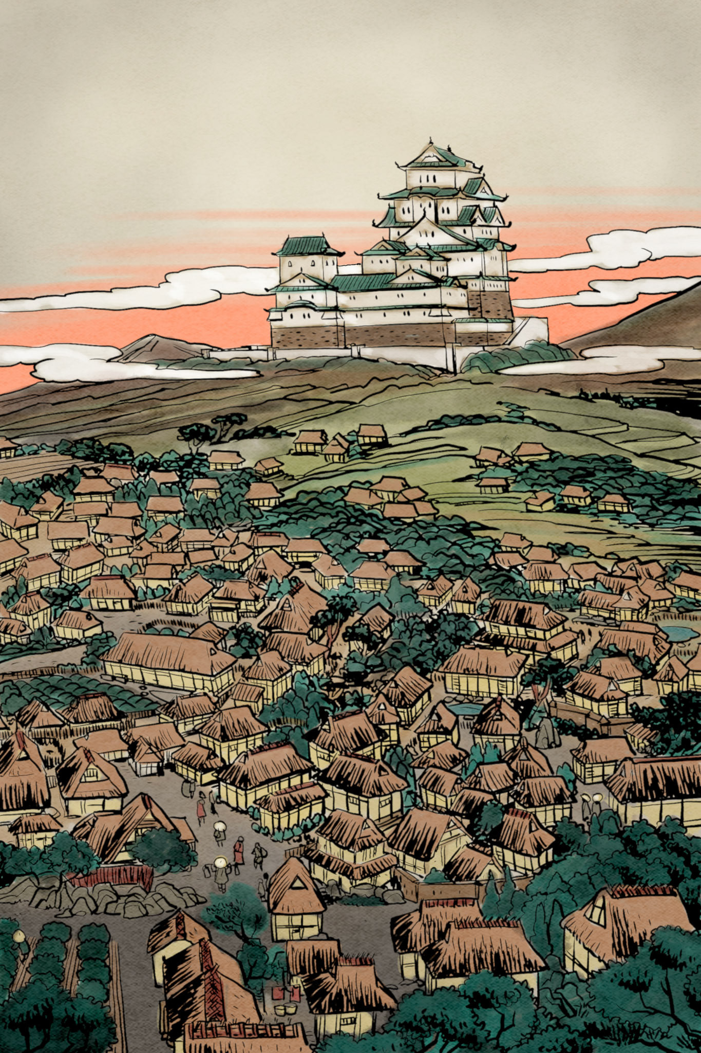 Earth, Illustration for the Thousand Arrows RPG, by Brennan Taylor