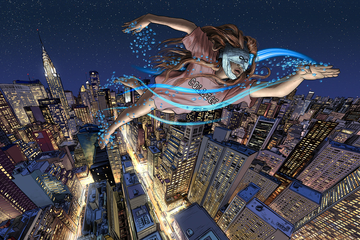 Night Swimmer, Unmasked RPG by Monte Cooke Games.