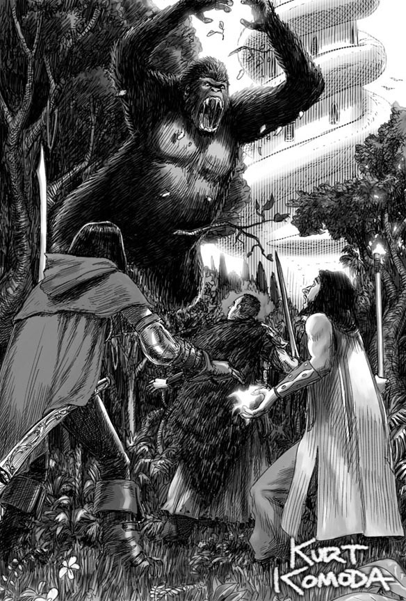 Giant Ape Attack ,for the Fate Core RPG by Evil Hat Productions.