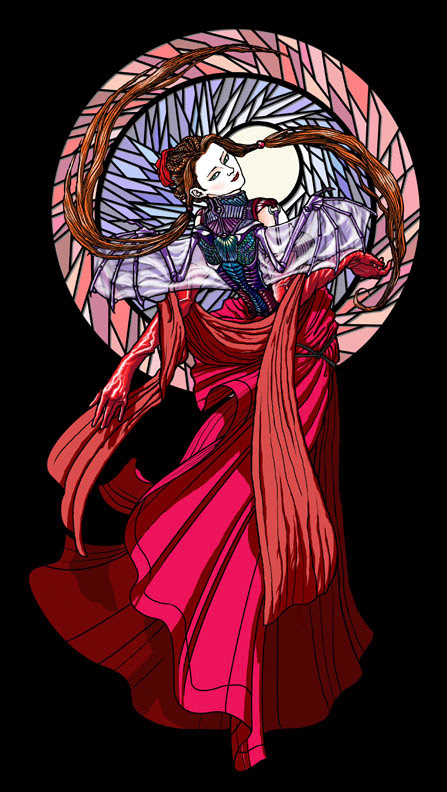 T-shirt design (I think?) created for the Convergence 7 festival in New York City, 2001.