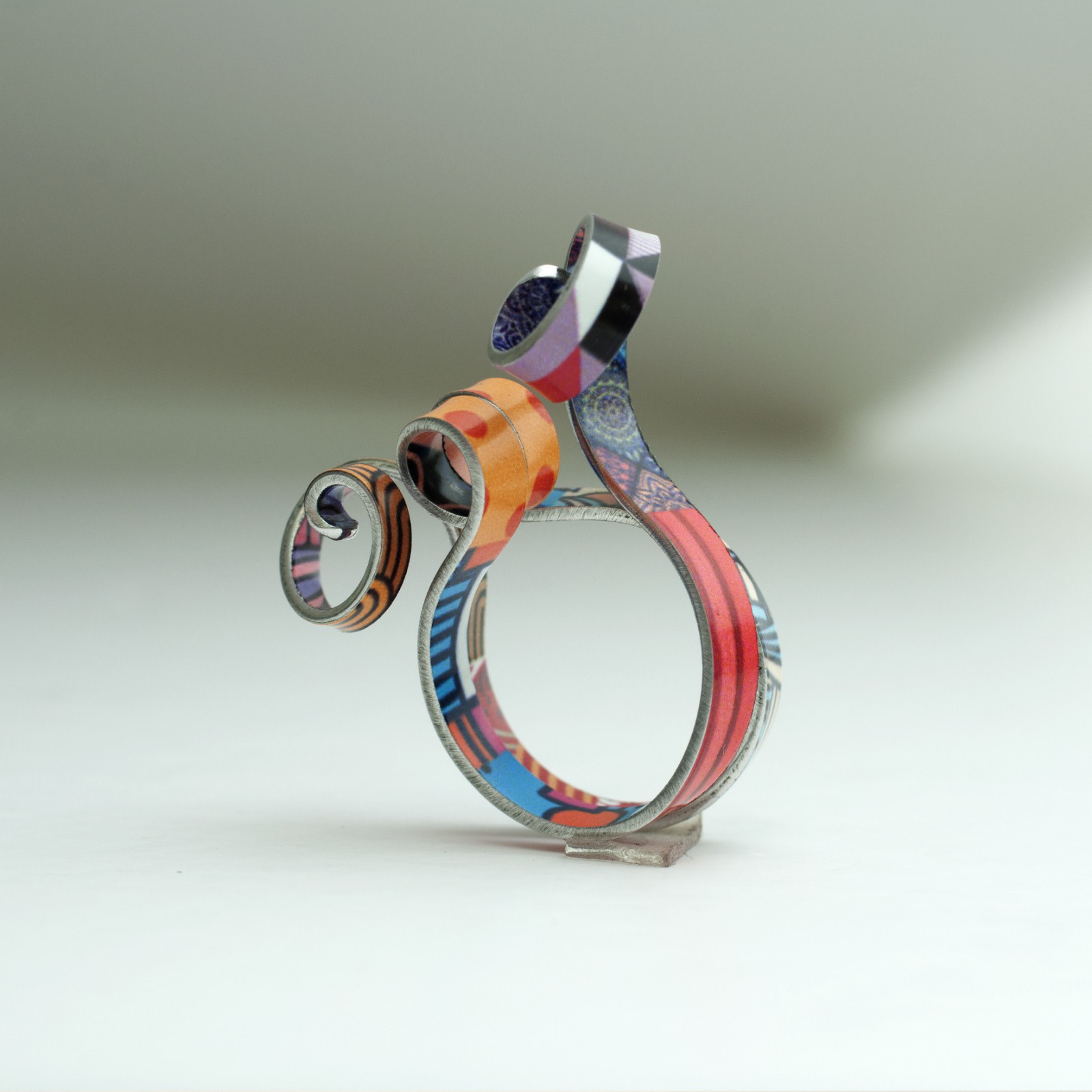 TWISTED RING - multicolor