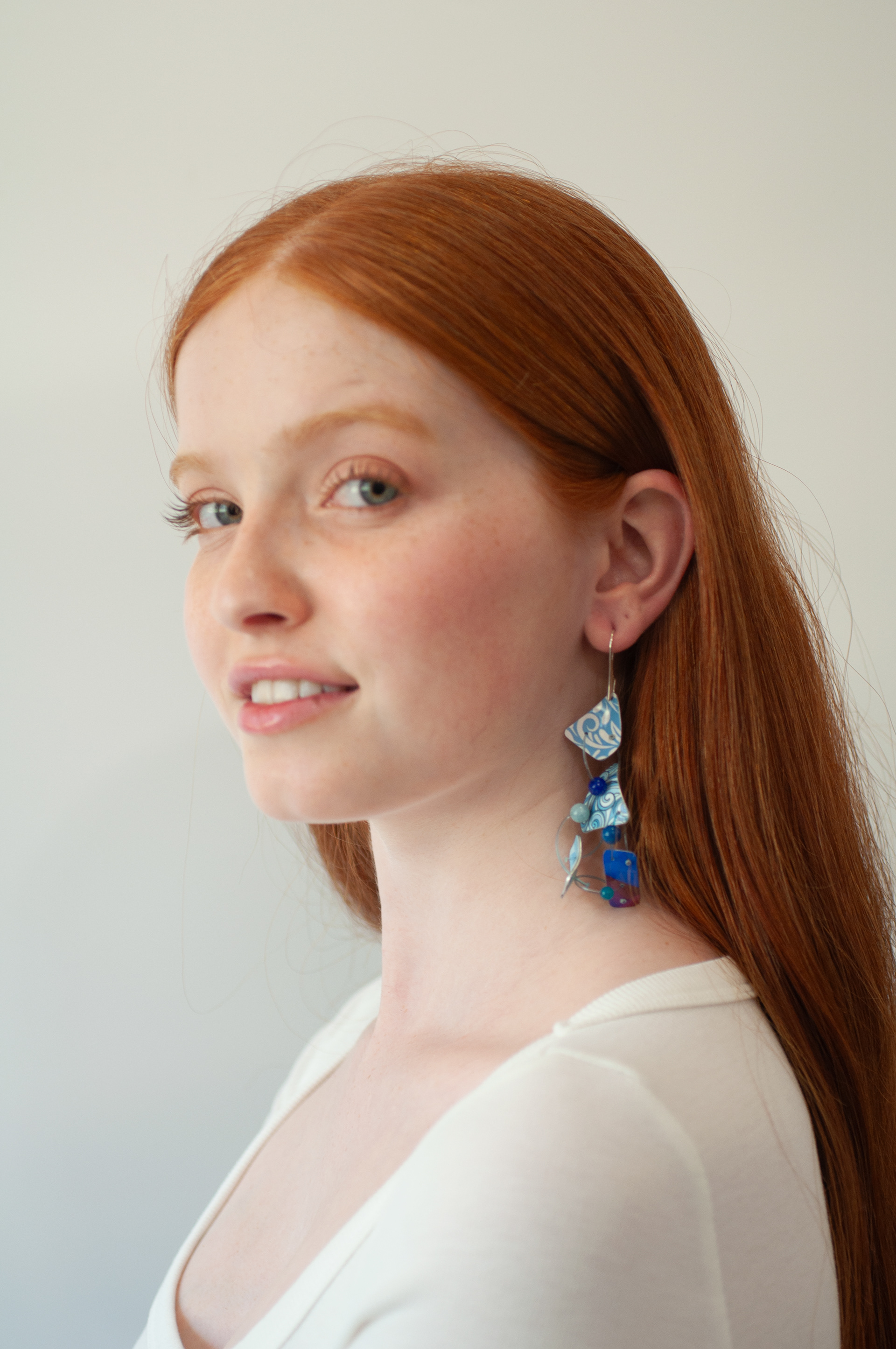 LUXE EARRINGS - blue