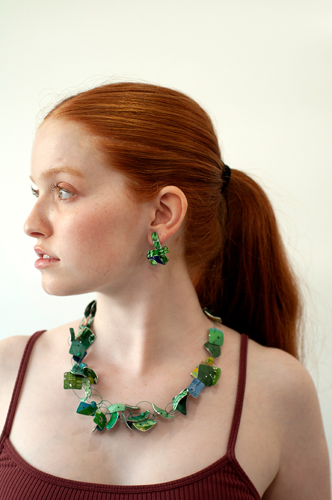 LUXE NECKLACE - green