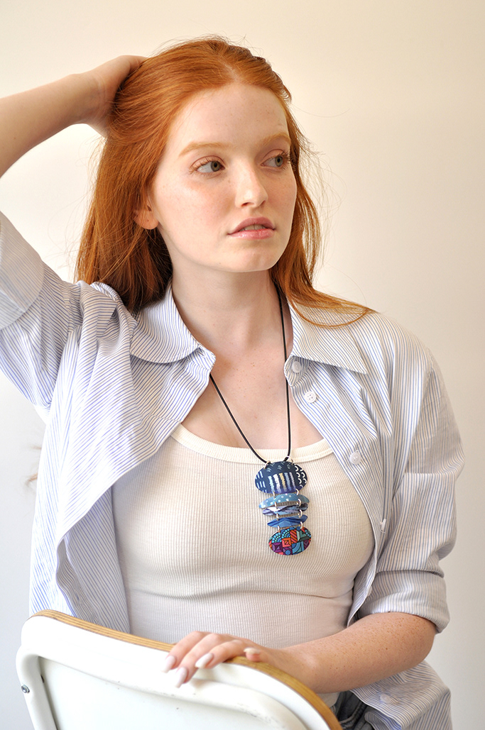 VERTA NECKLACE - blue
