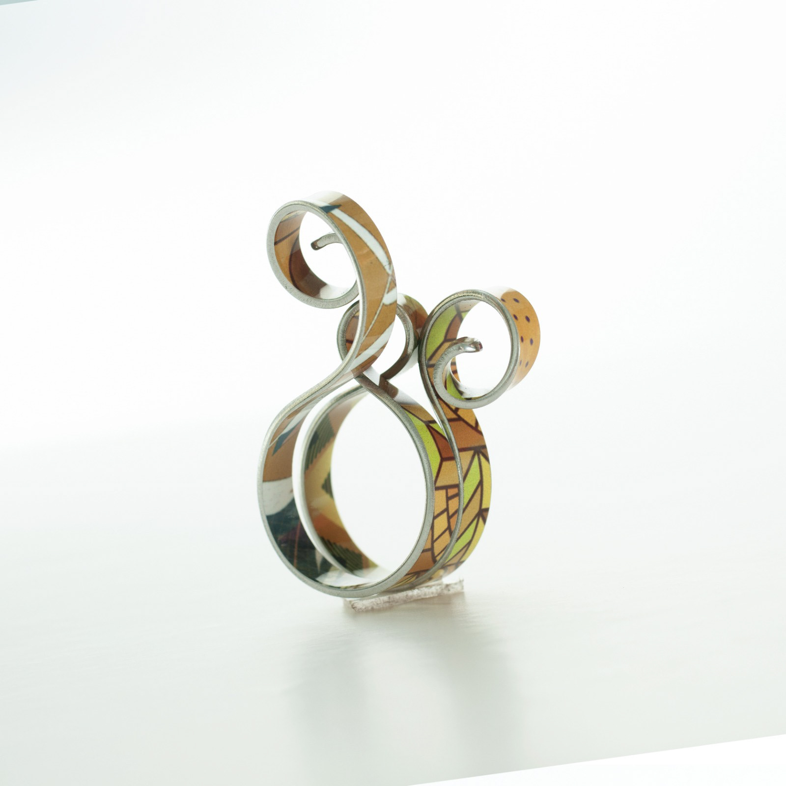 TWISTED RING - yellow