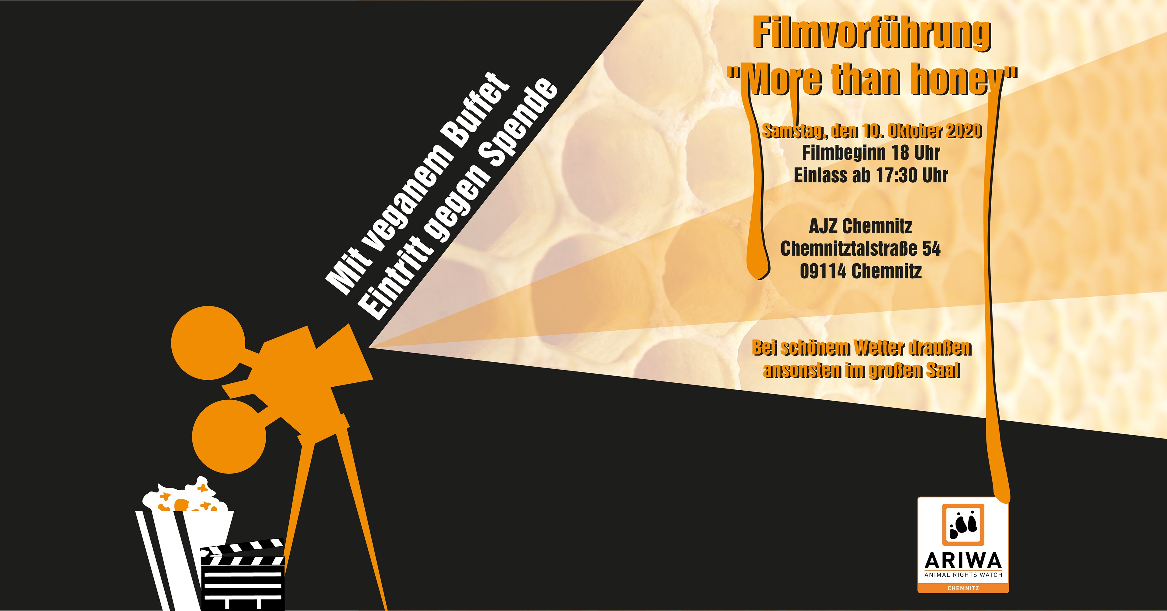 2010 ARIWA Chemnitz Filmvorstellung Bannerdesign