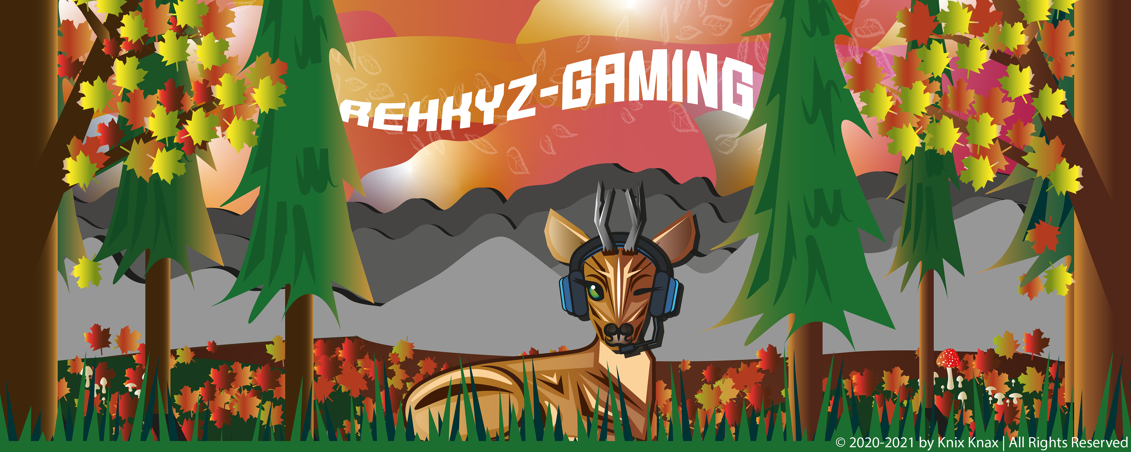 2101 REHKYZ Gaming Twitch Banner Design Herbst