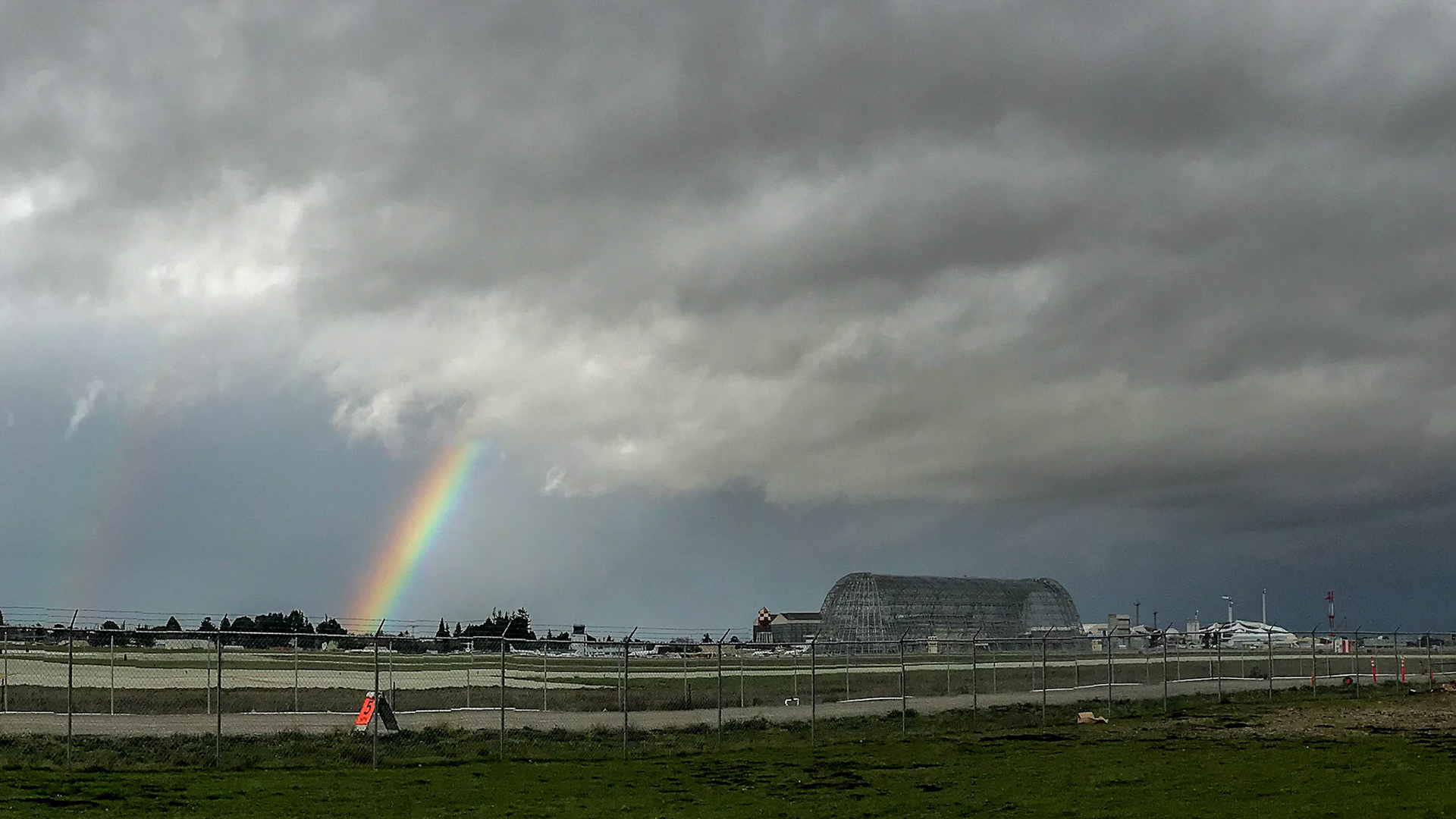Rainbow Over Moffett Field