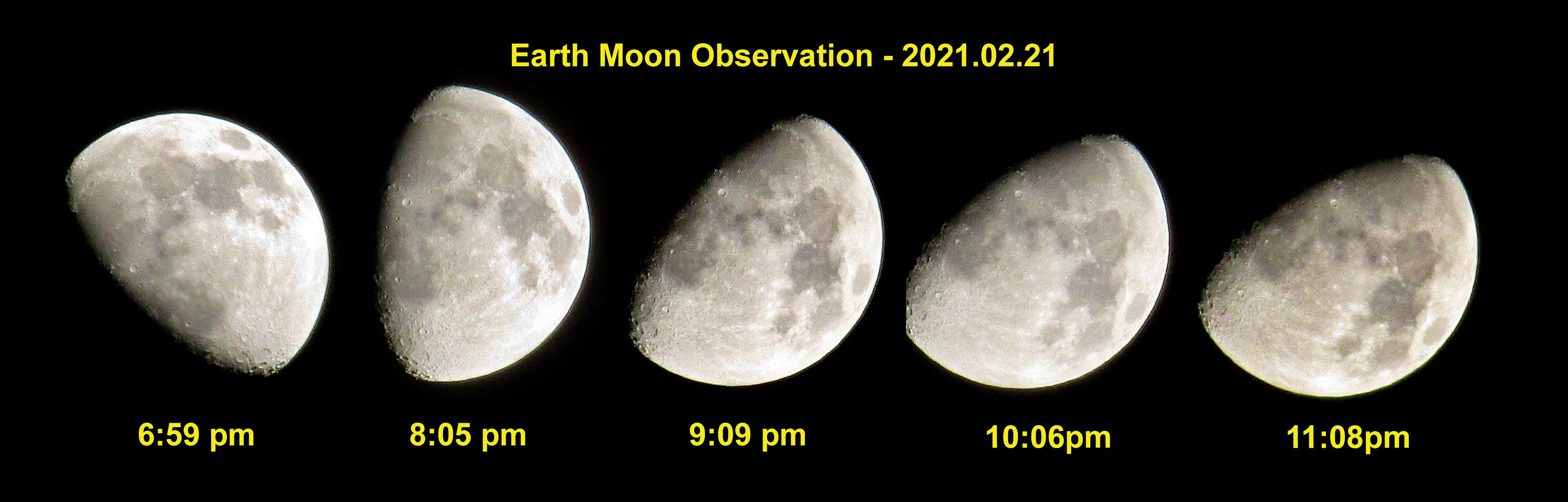 Waxing Gibbous Moon