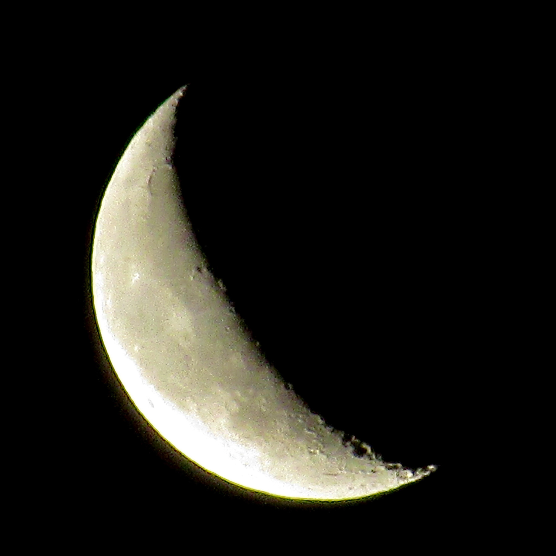Pre-Dawn Waning Crescent Moon