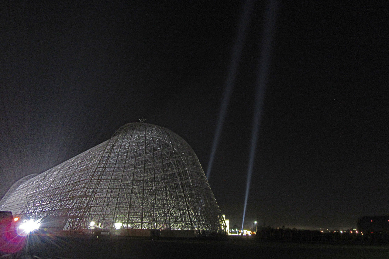 Hangar One In Lights