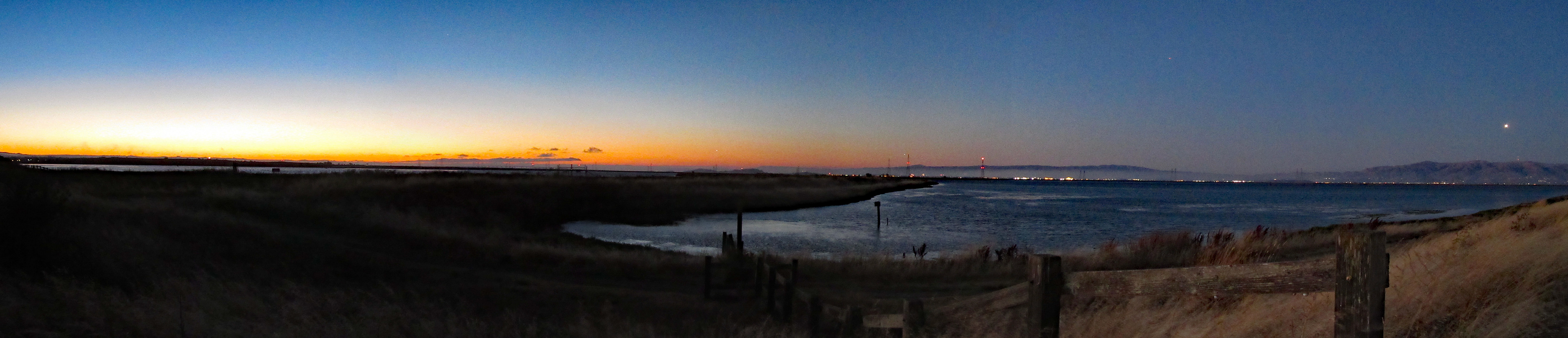 Twilight On The SF Bay Trail