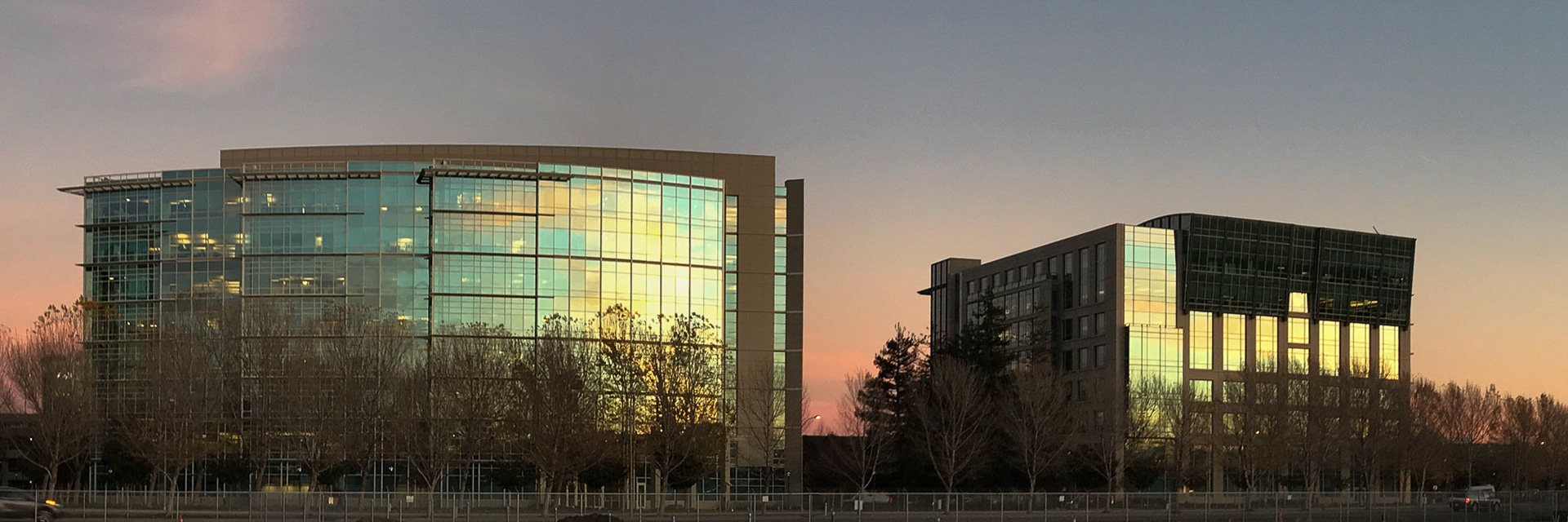 Moffett Towers At Sundown