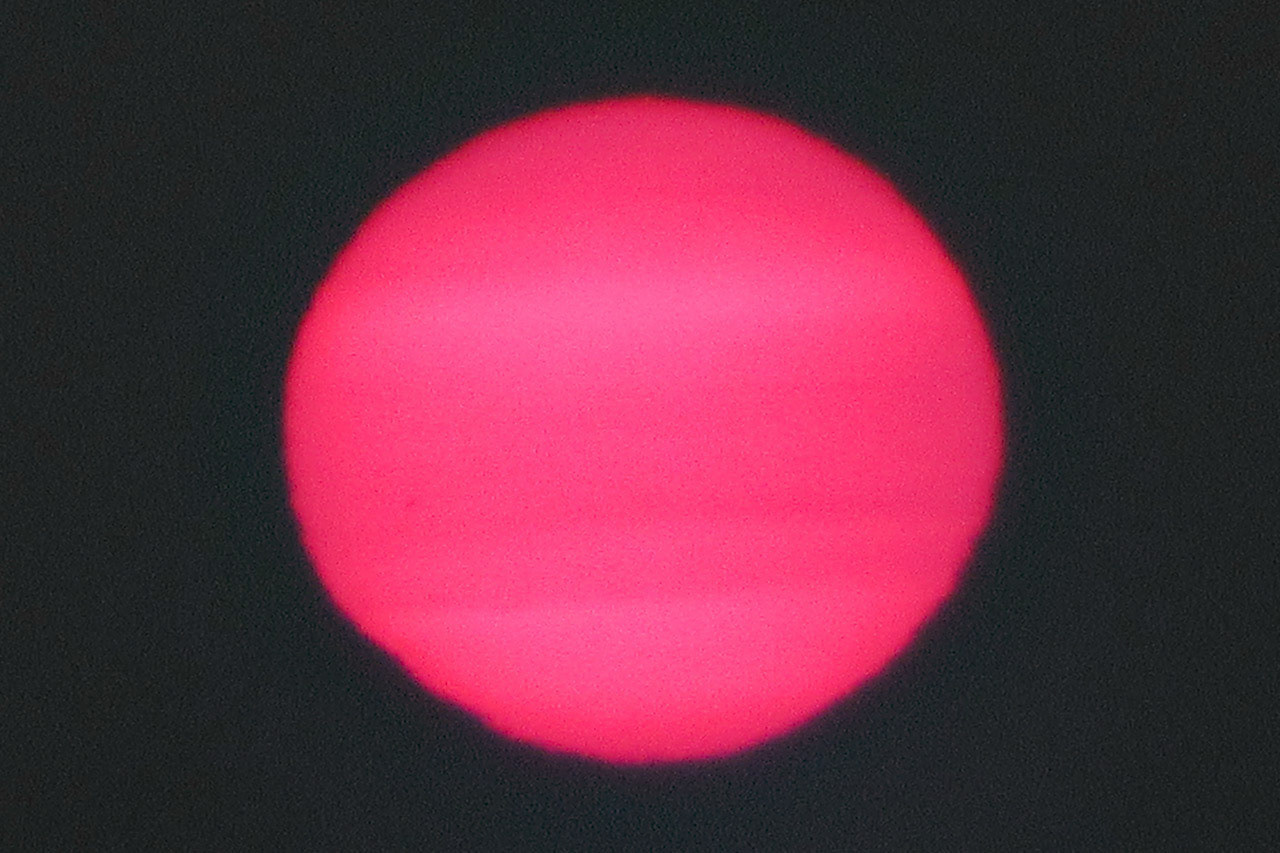 Sunset In Smoke-Filled Sky