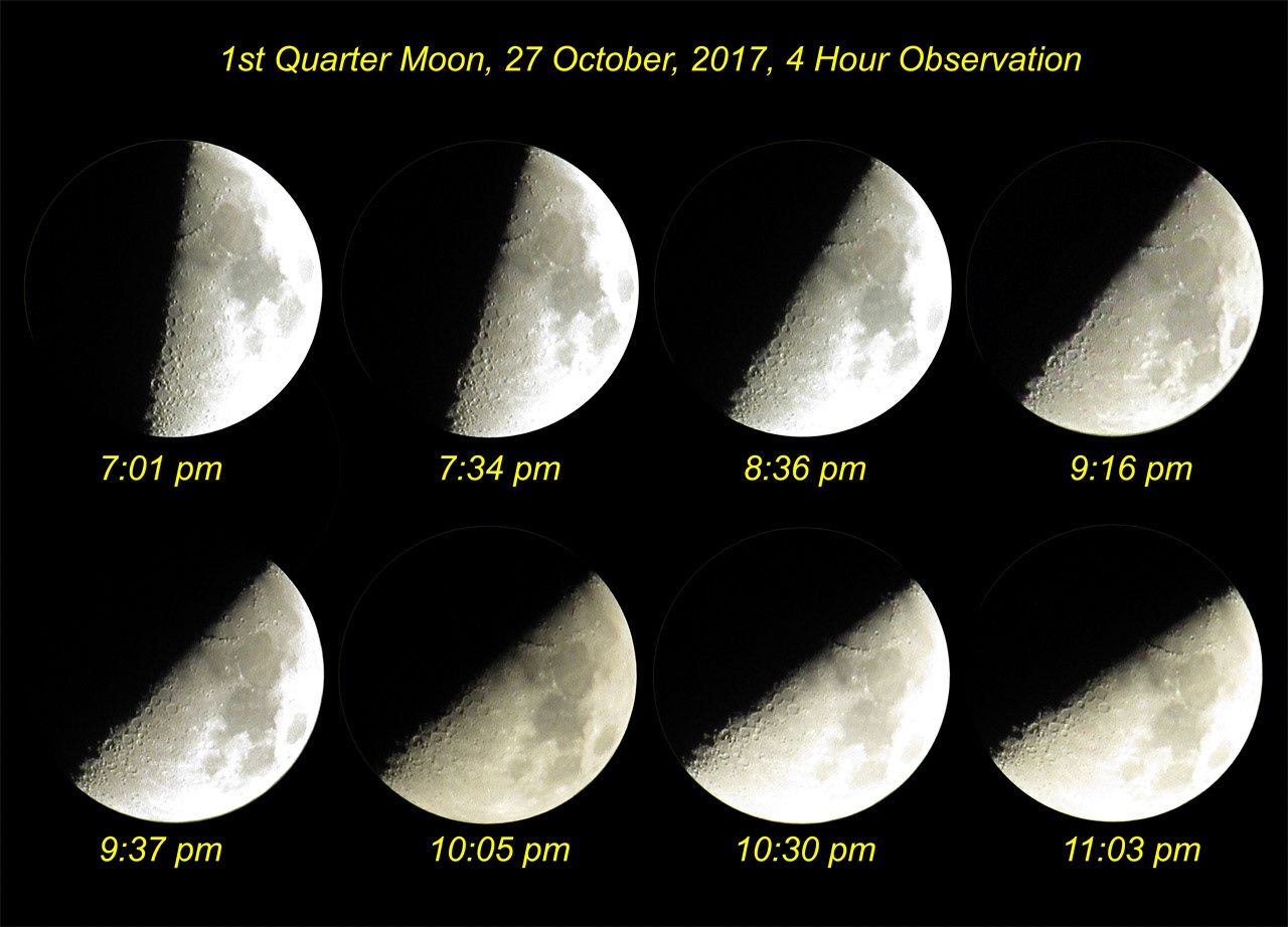 1st Quarter Moon 4Hr Obsevation