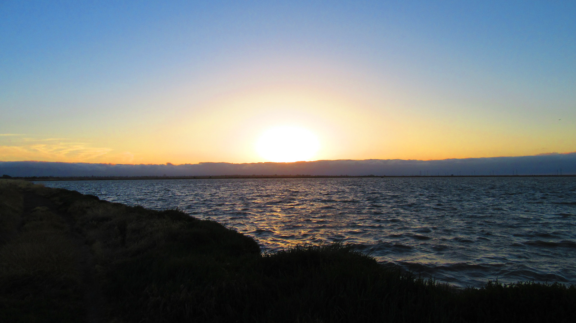 Sunset, SF Bay Trail, Mountian View, CA