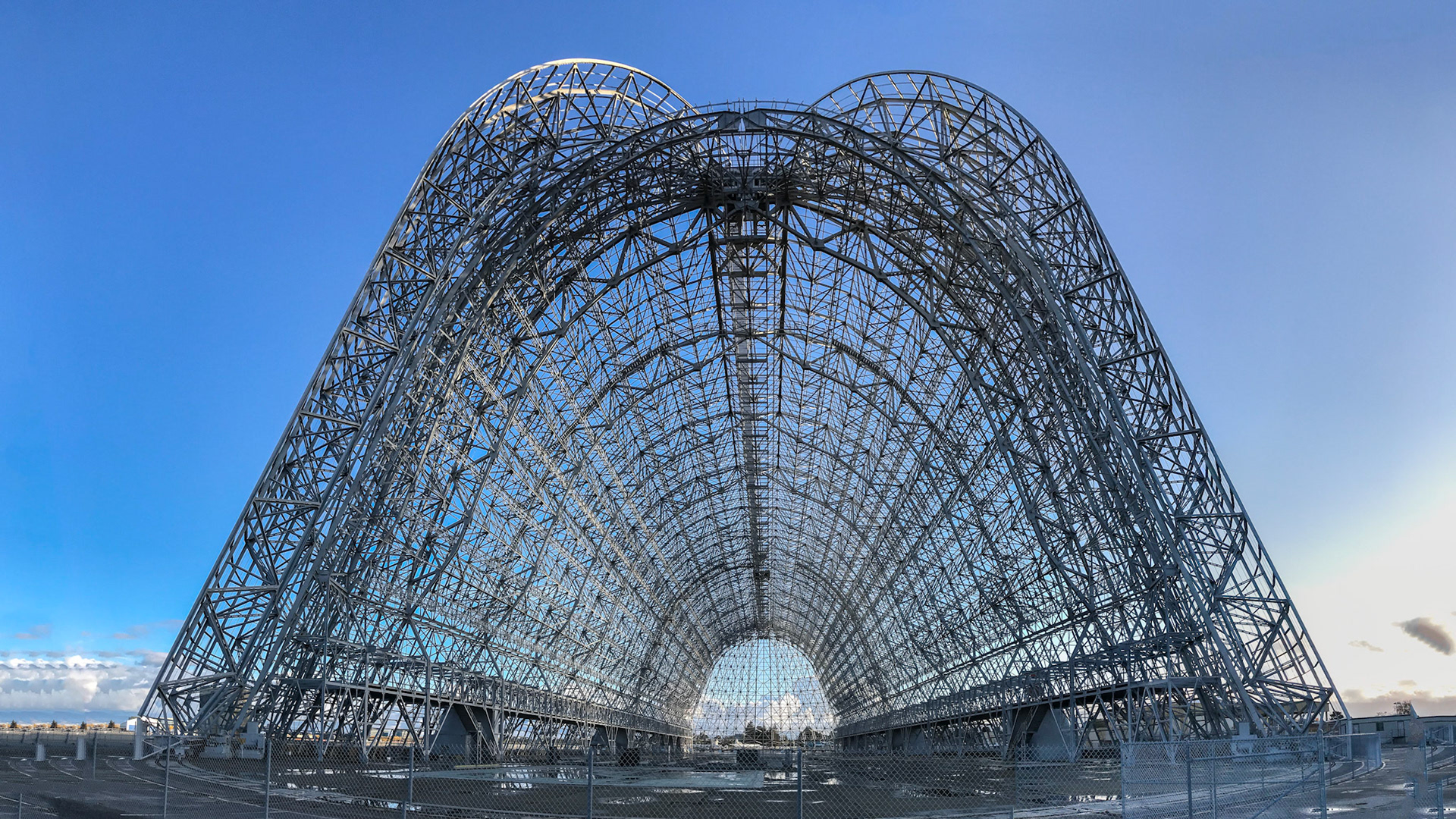 Hangar One North View, Moffett Field, CA
