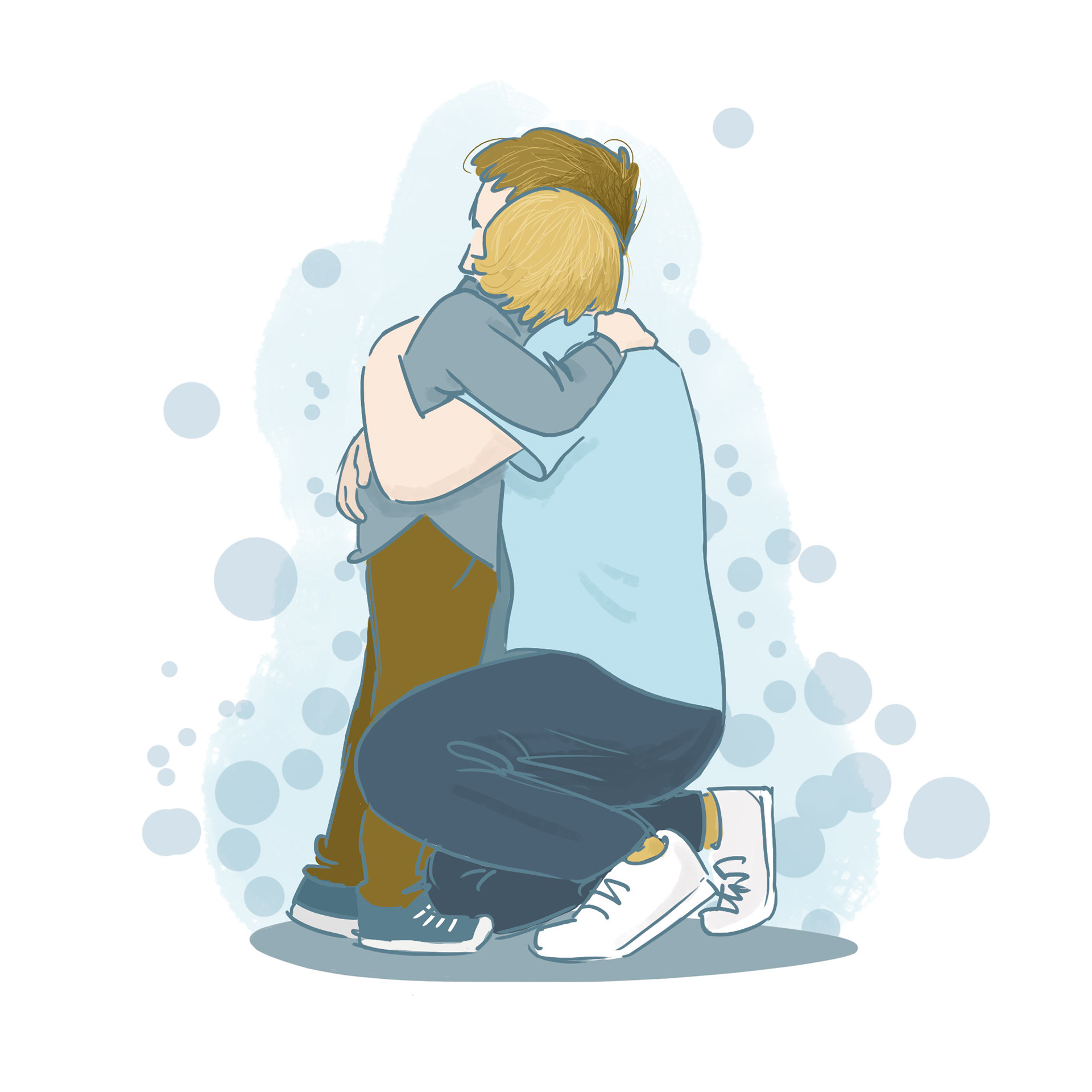 Illustration "hug"