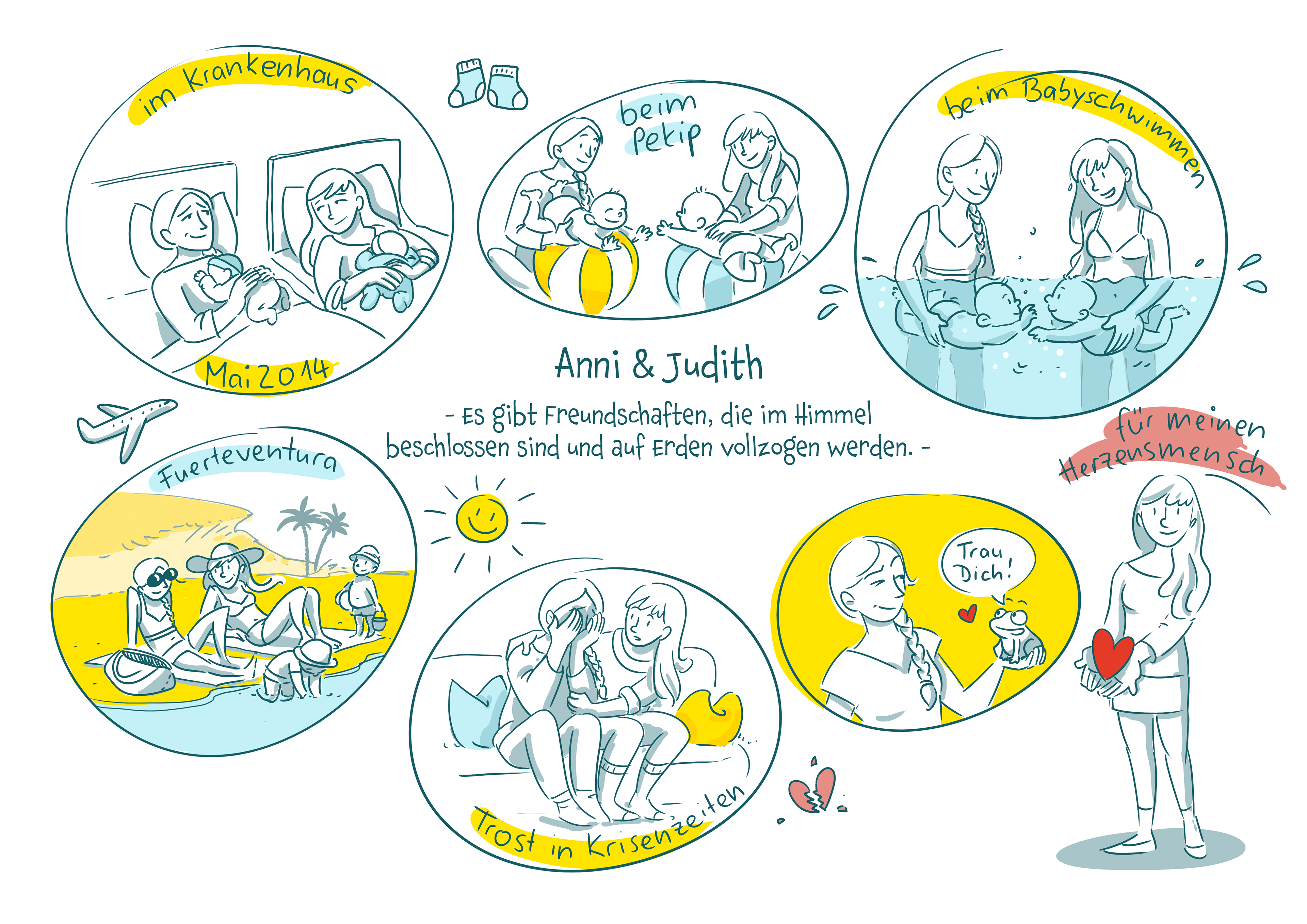 Freundschaftsposter