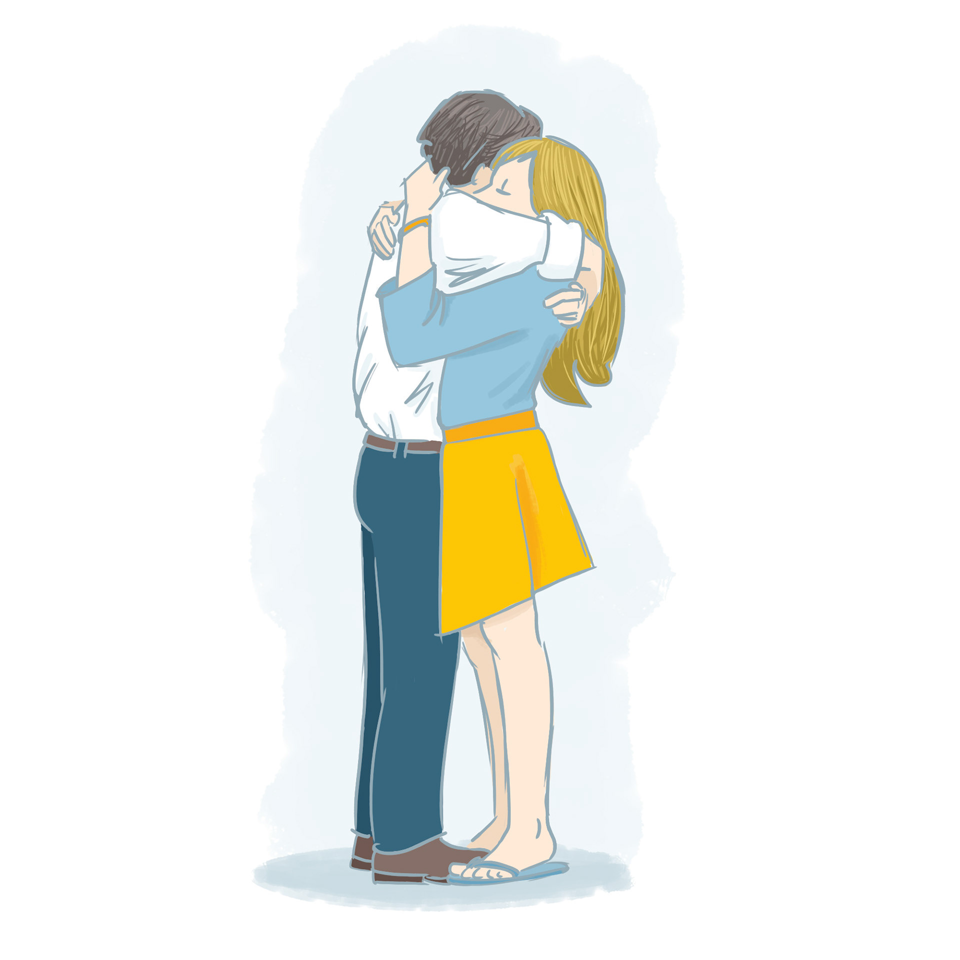 Illustration "hug"