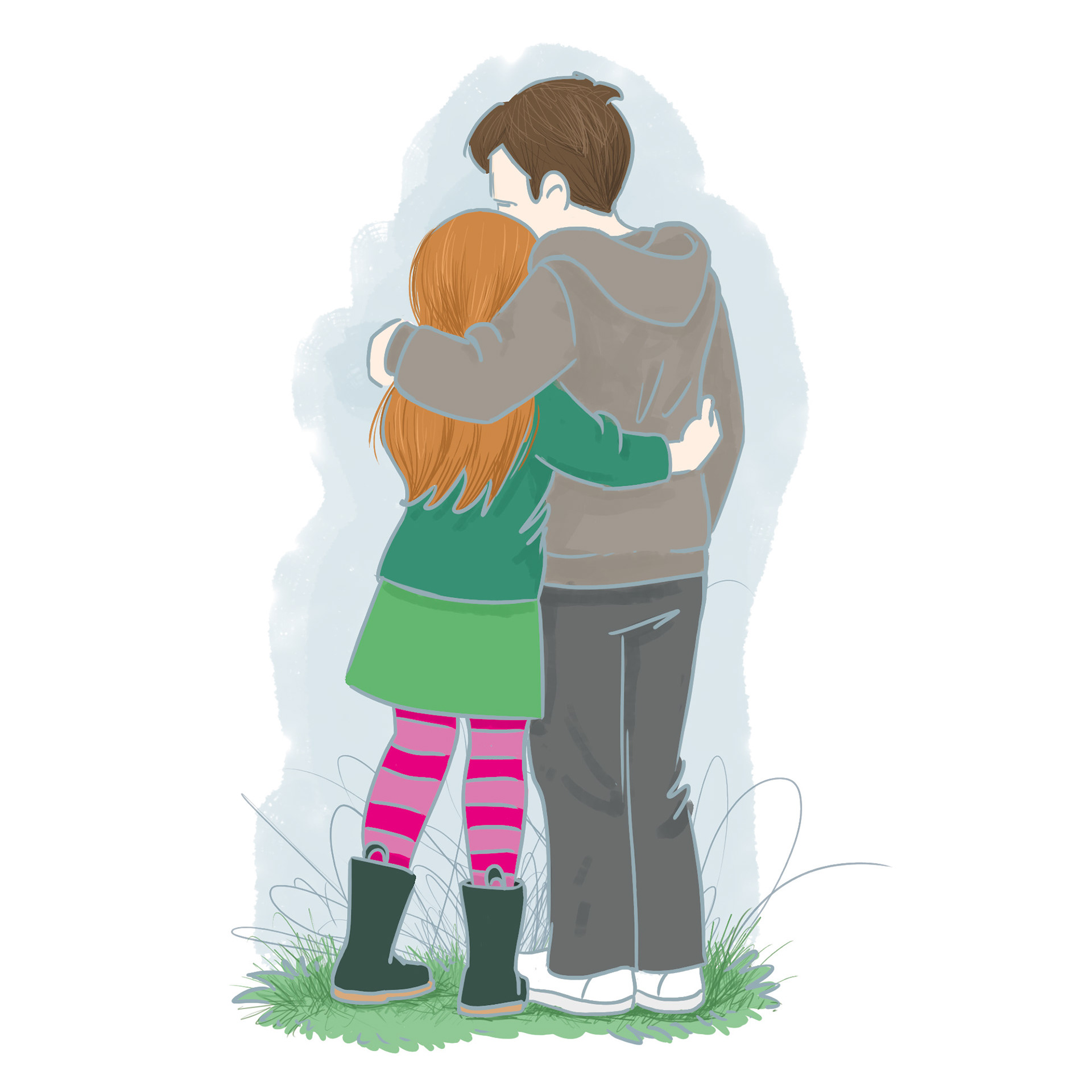 Illustration "hug"