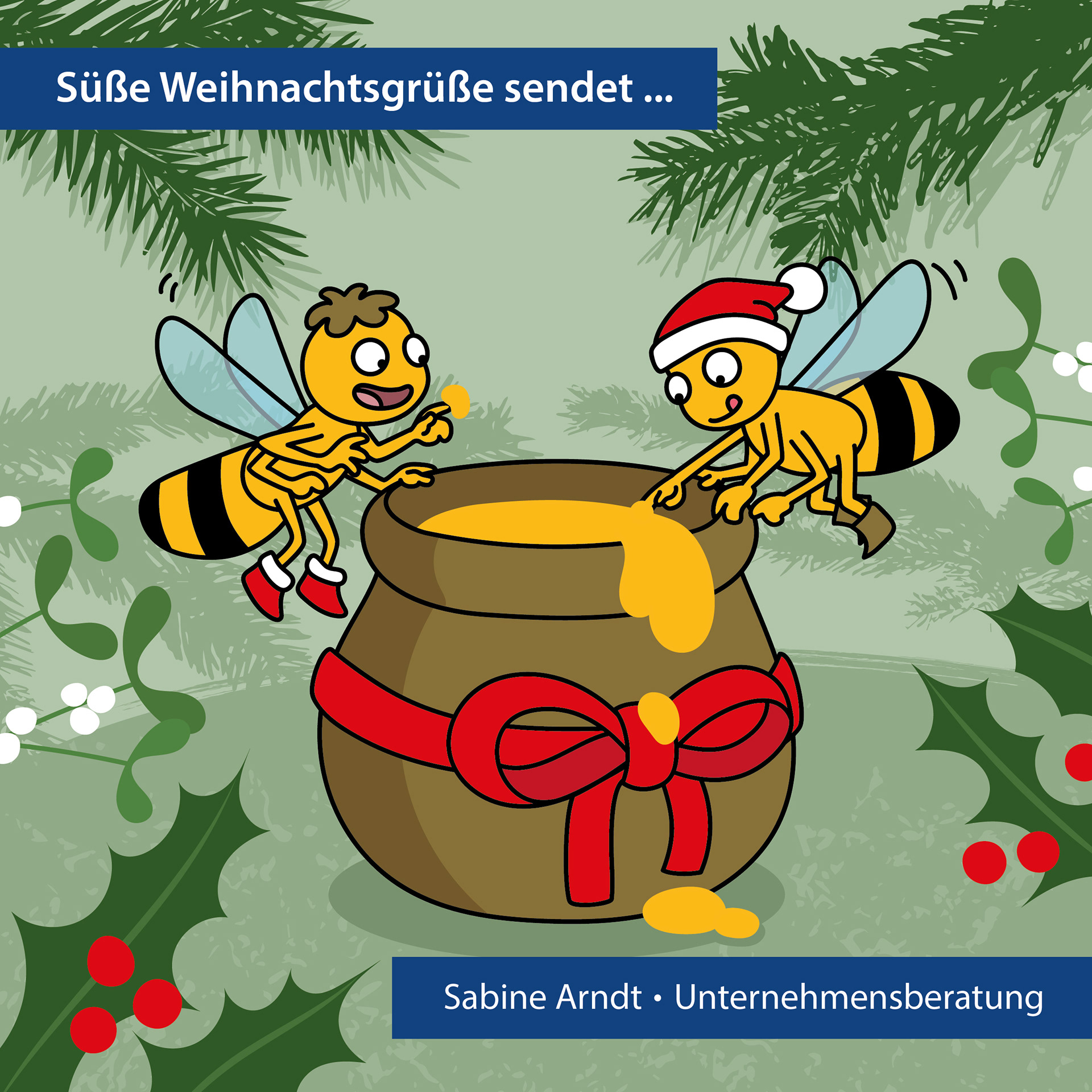Weihnachtsgrußkarte