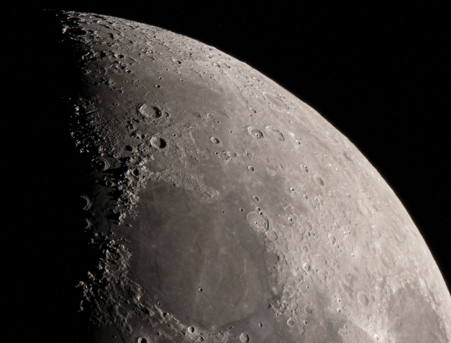 Trying to get the feel of my new telescope. (Springfield, VA)