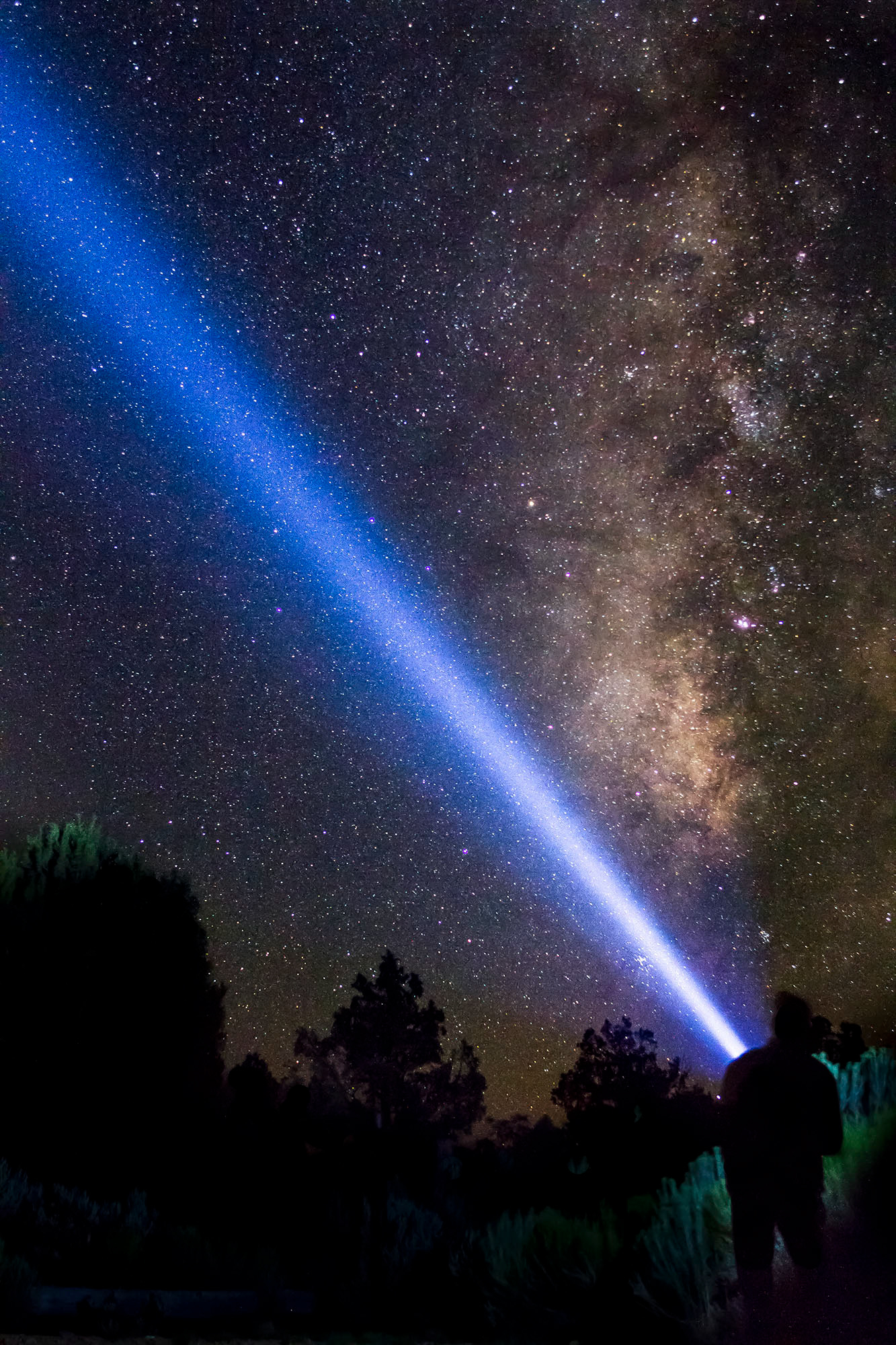 Self portrait with the Milky Way. (Casto Canyon, UT)