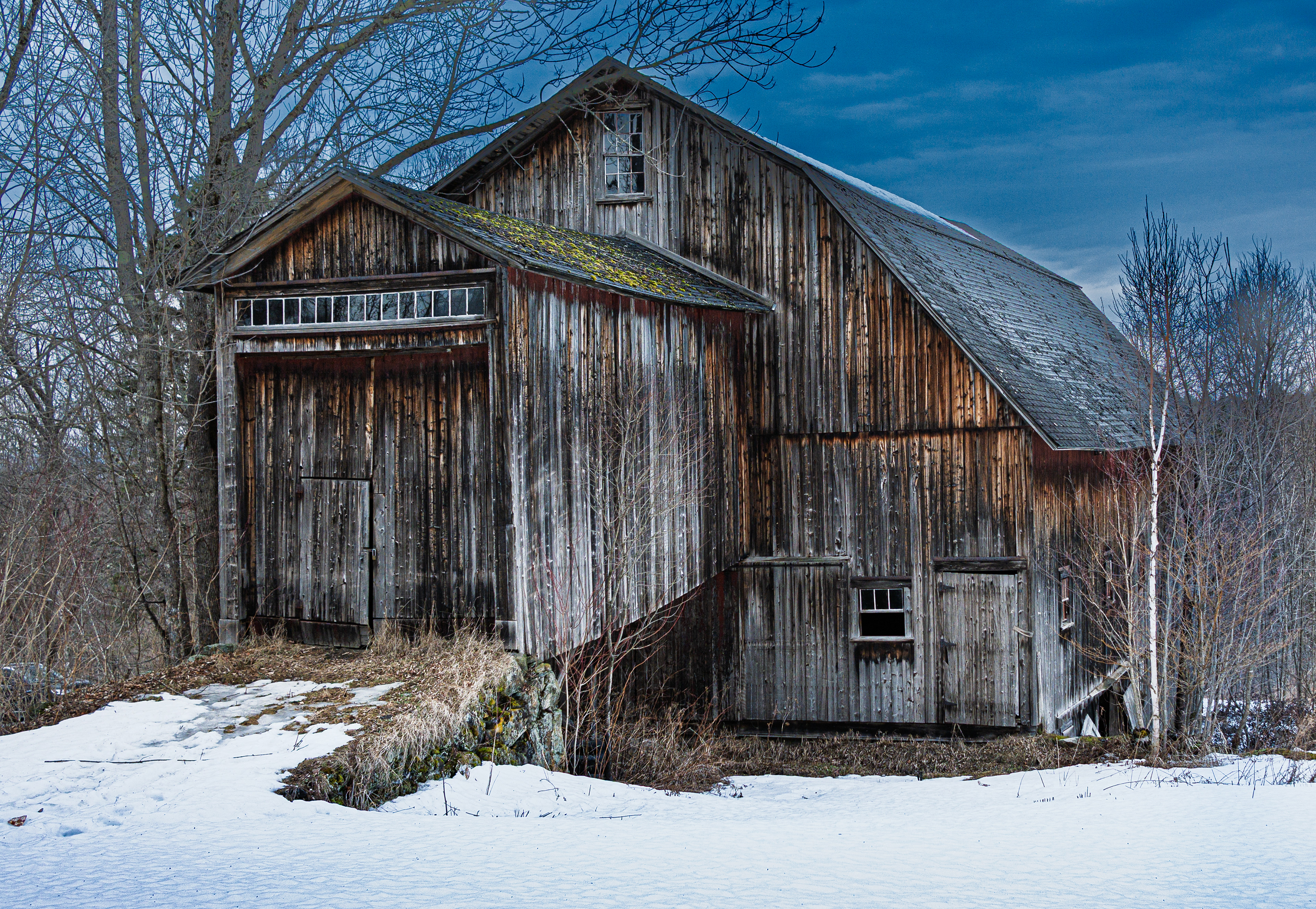 Dilapidated Weathered Building
