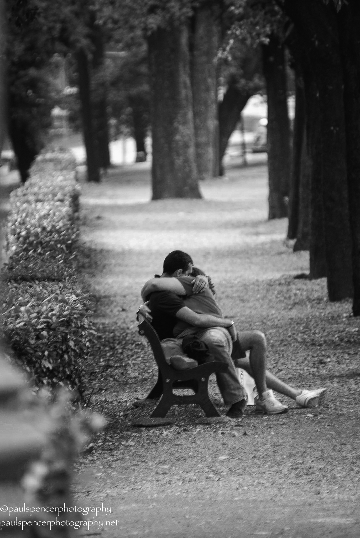 Lovers On Bench