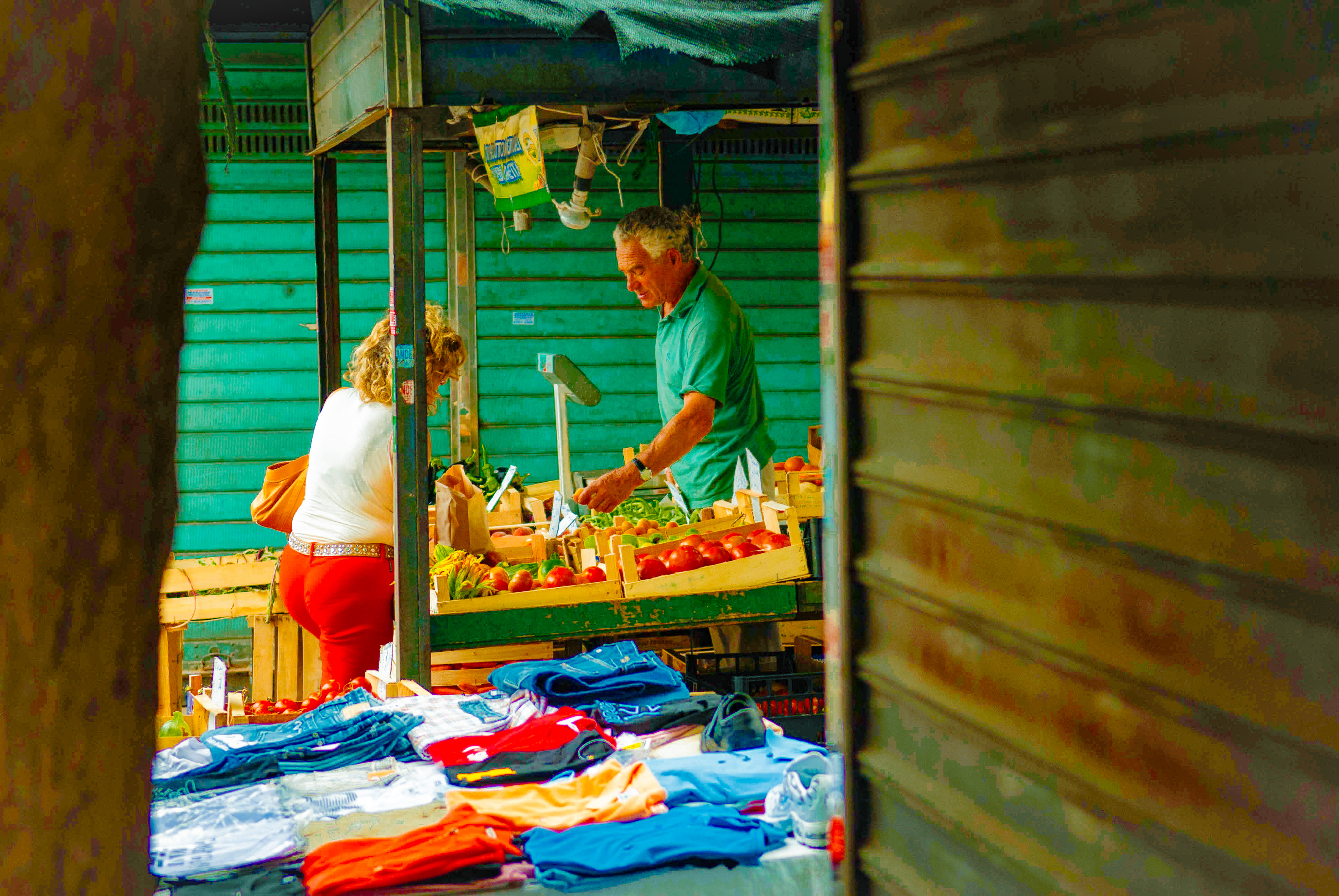 Vegetable and Fruit Stand-Rome, Italy (2007)