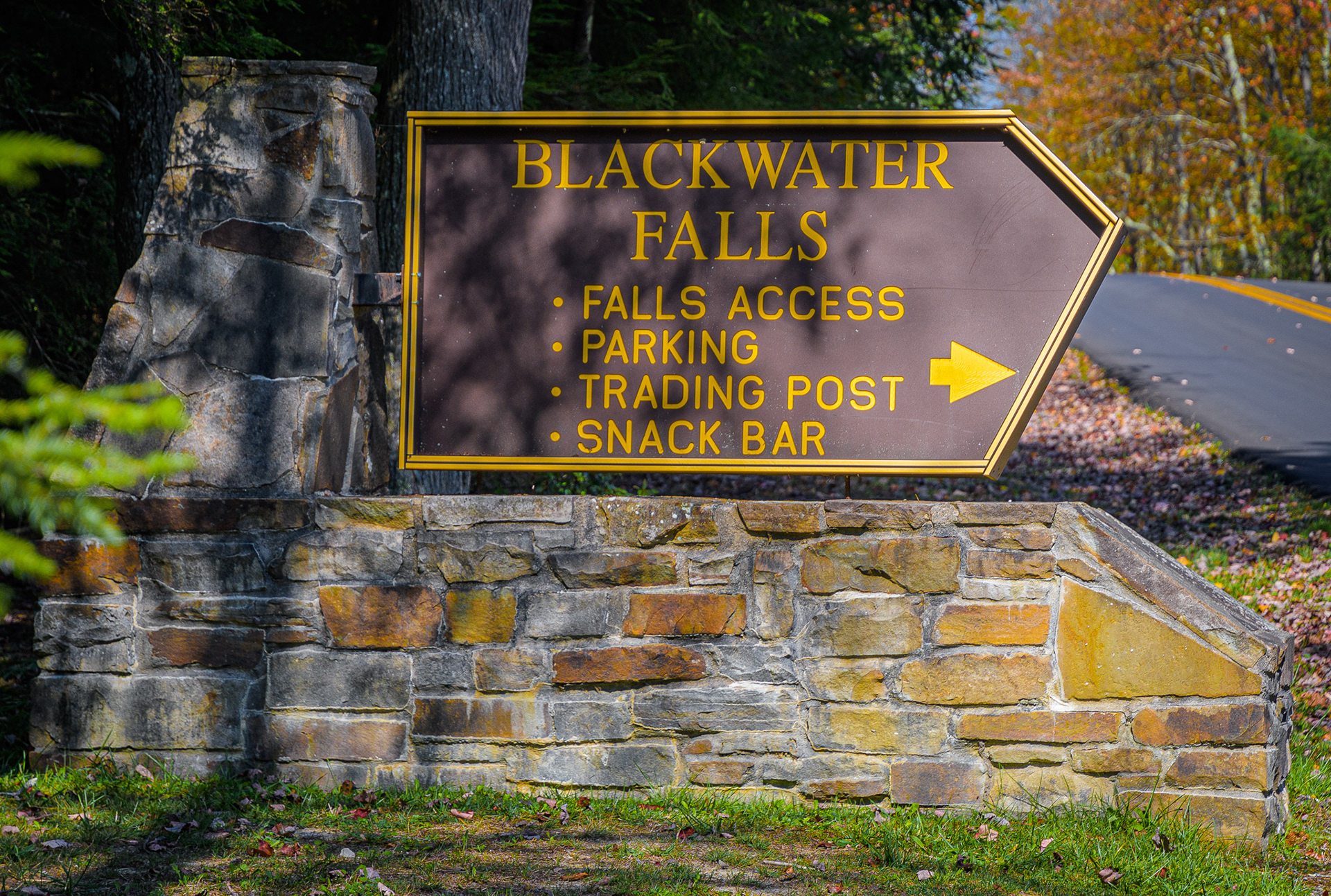 Blackwater Falls Park Entrance
