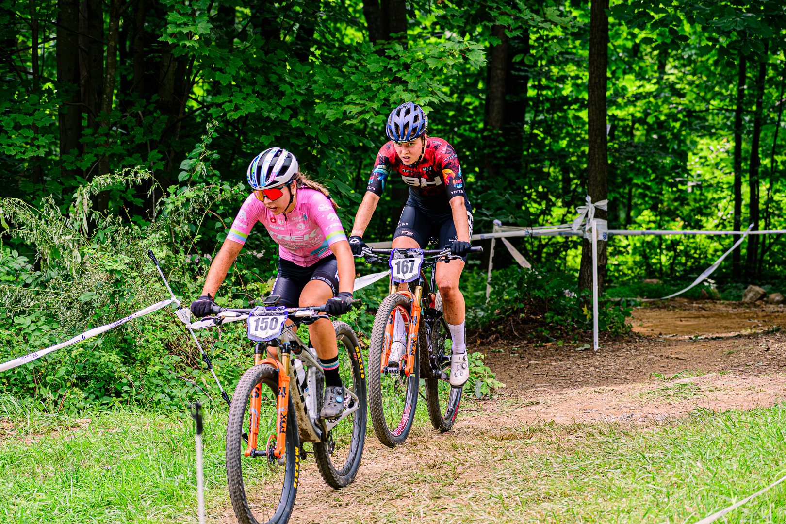 #150 Makena Kellerman (Bear National Team) Leading #167 Sofia Waite (WE Development)