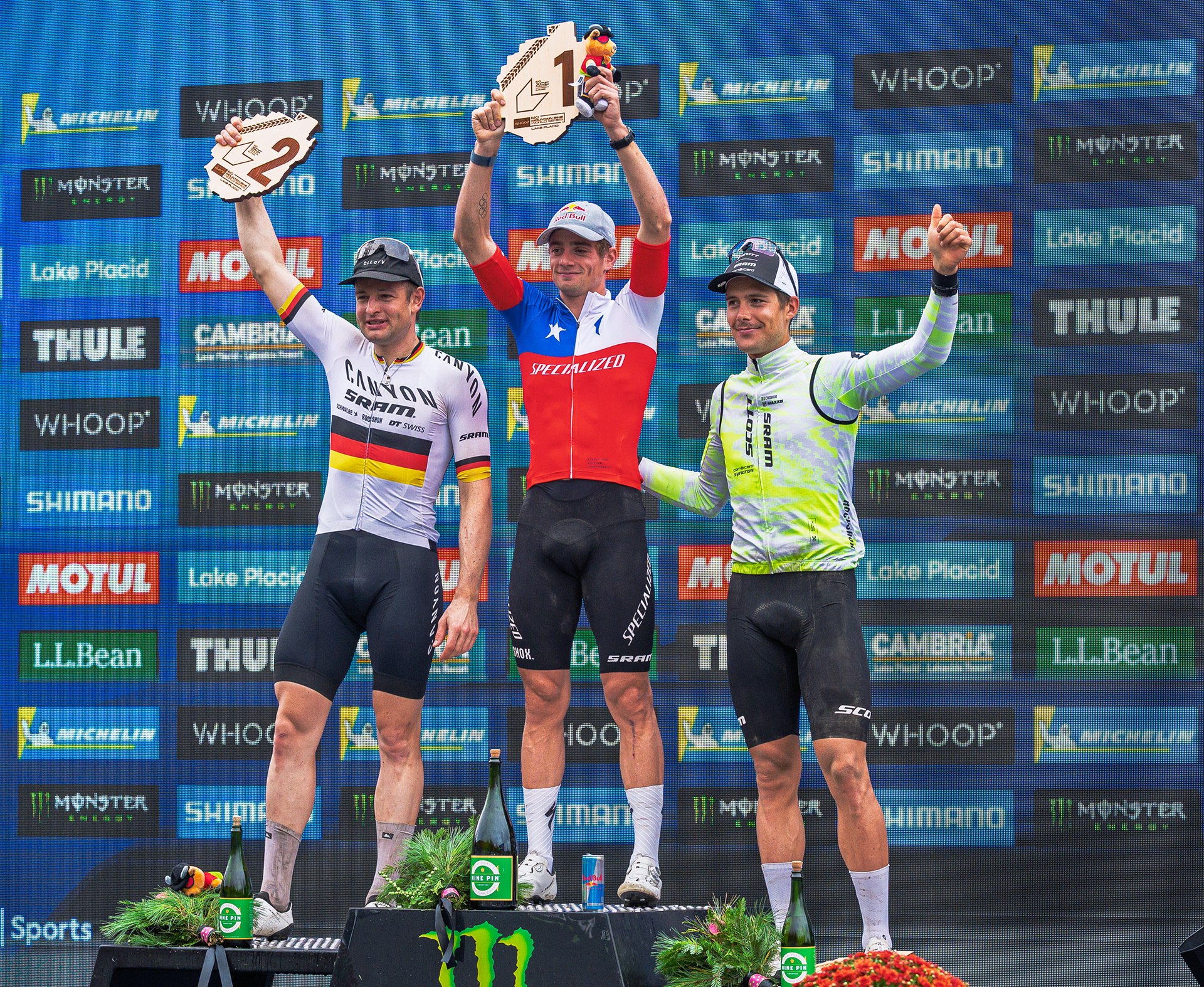 2026 UCI  Cross Country Short Track Men's Podium