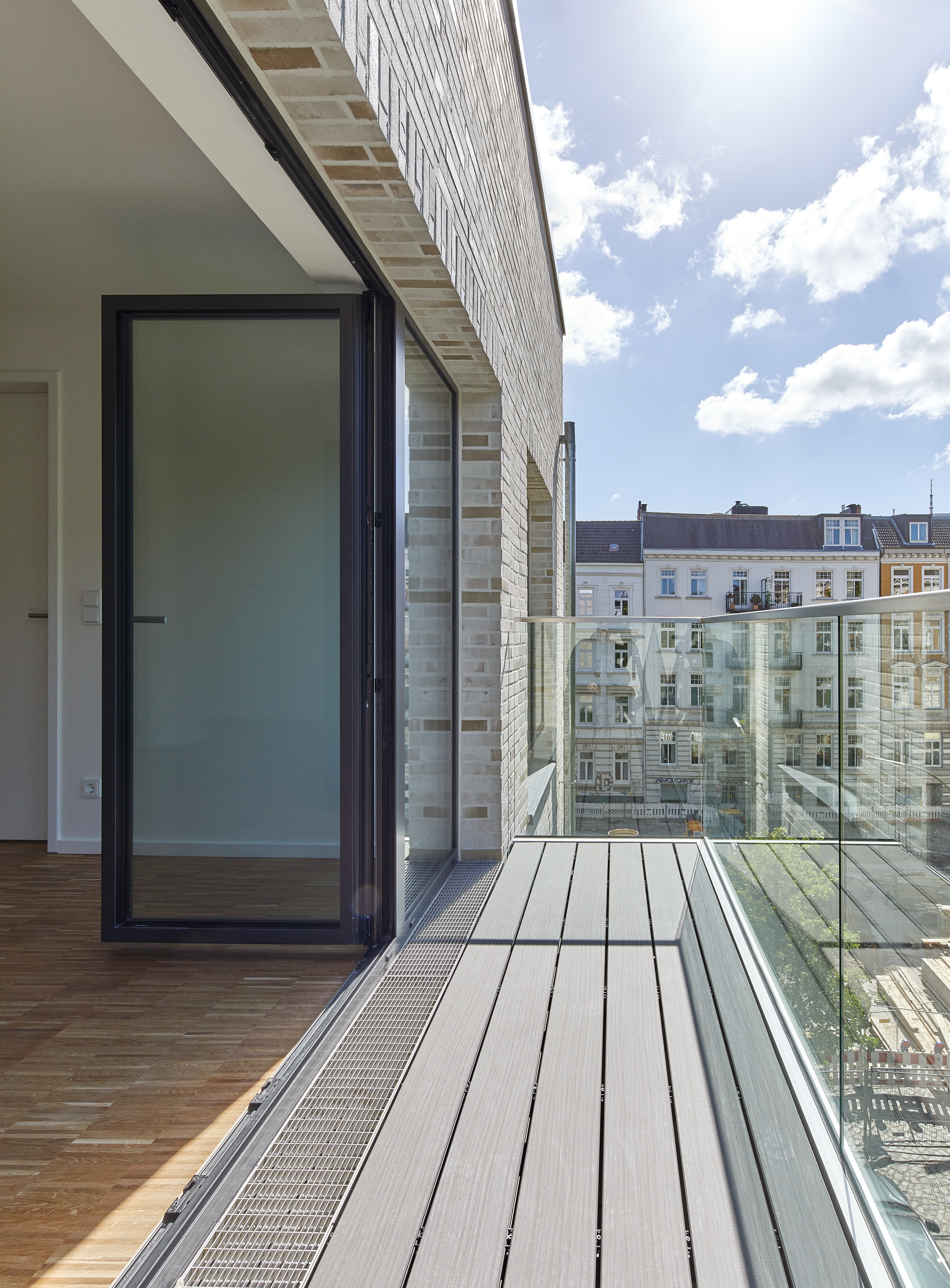 BCT, Architekt, Hamburg, Neubau, Wohnung, Wohnen, Balkon