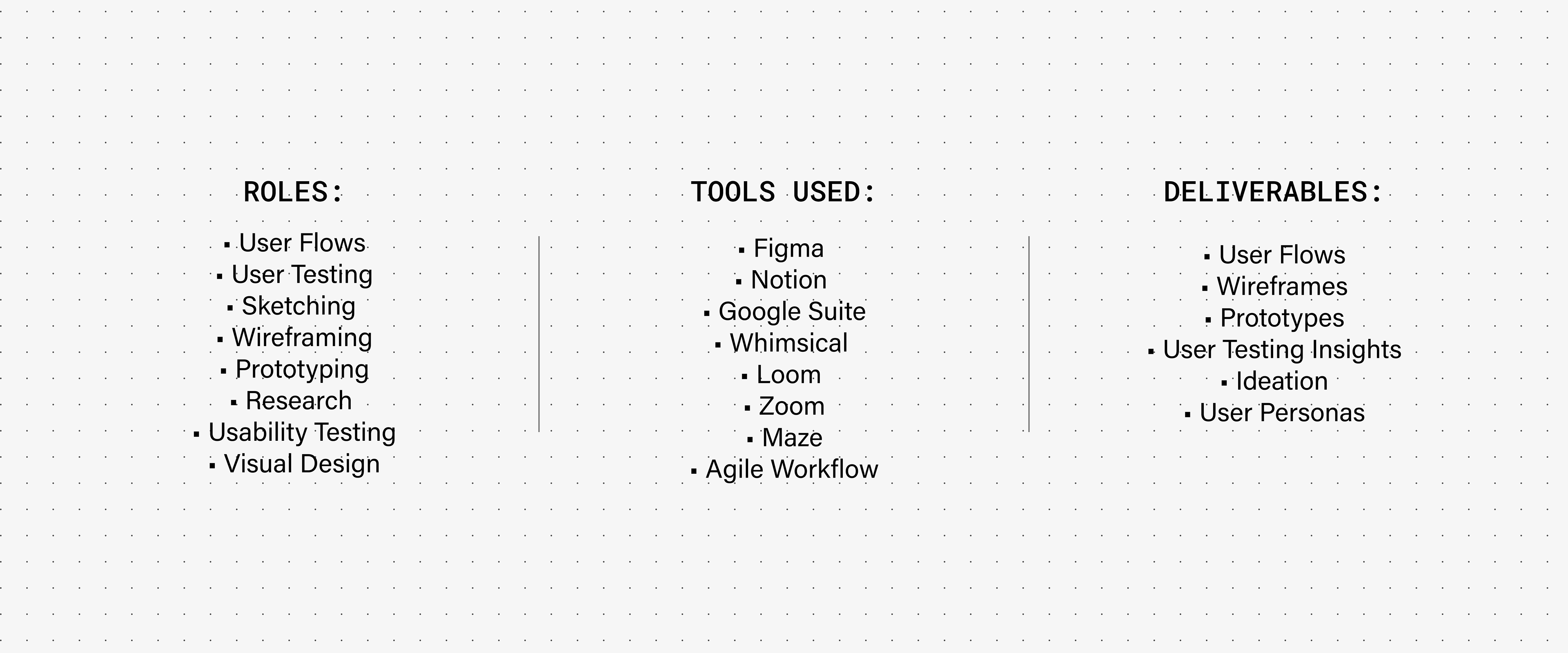 Project Brief: I used Figma, and worked through visual design, user flows, research and creating deliverables.