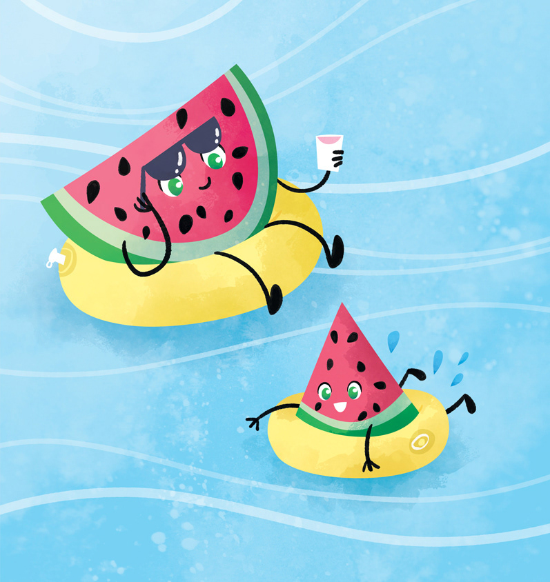 Donut Give Up interior illustration, Sourcebooks