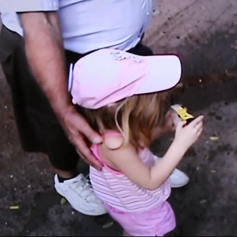 Allyssa and her Papa Moe (the inspiration for the XLVI moniker)