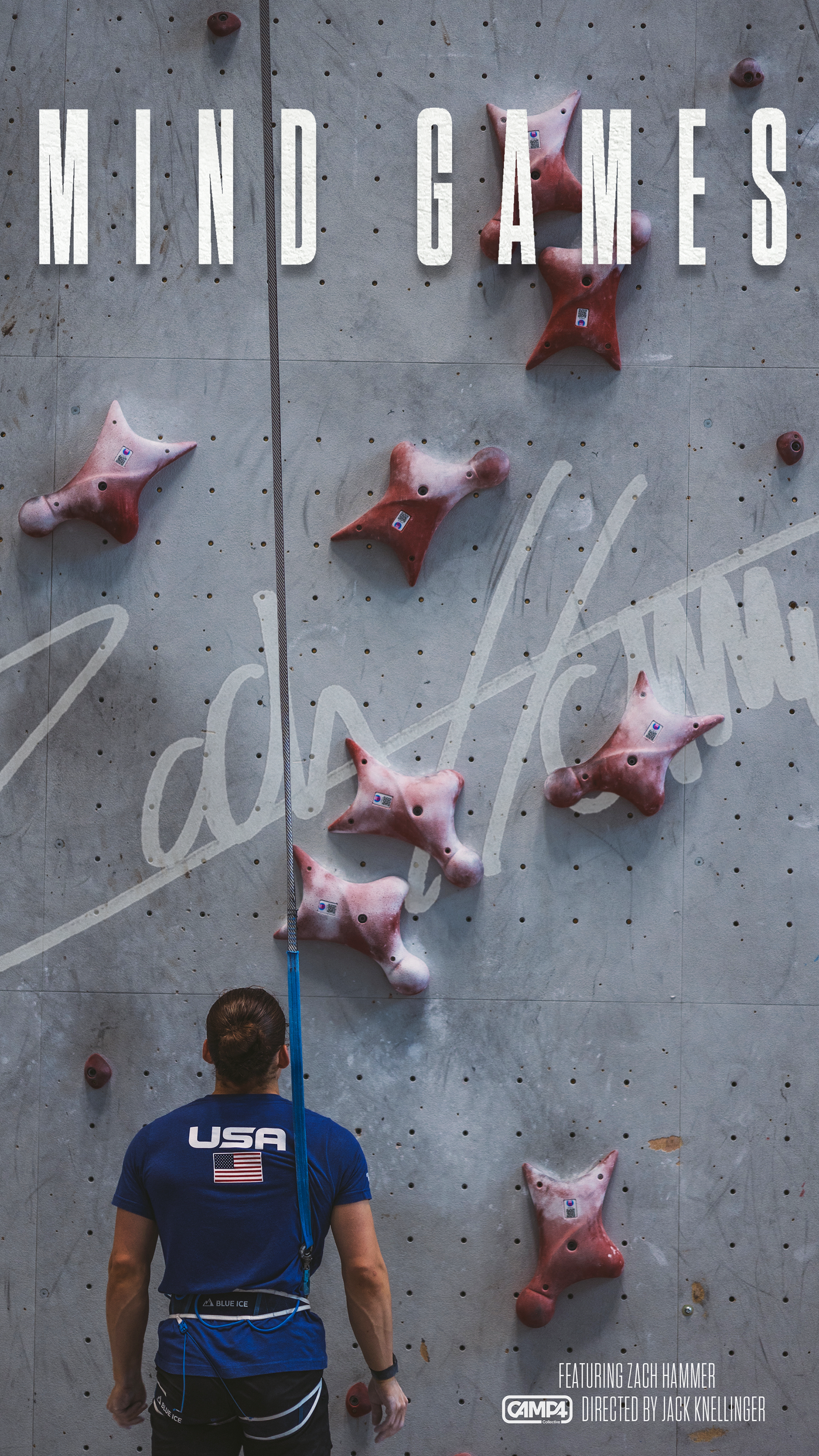 Vertical poster for "Mind Games" (2024). Photo by Dan Teitelbaum.