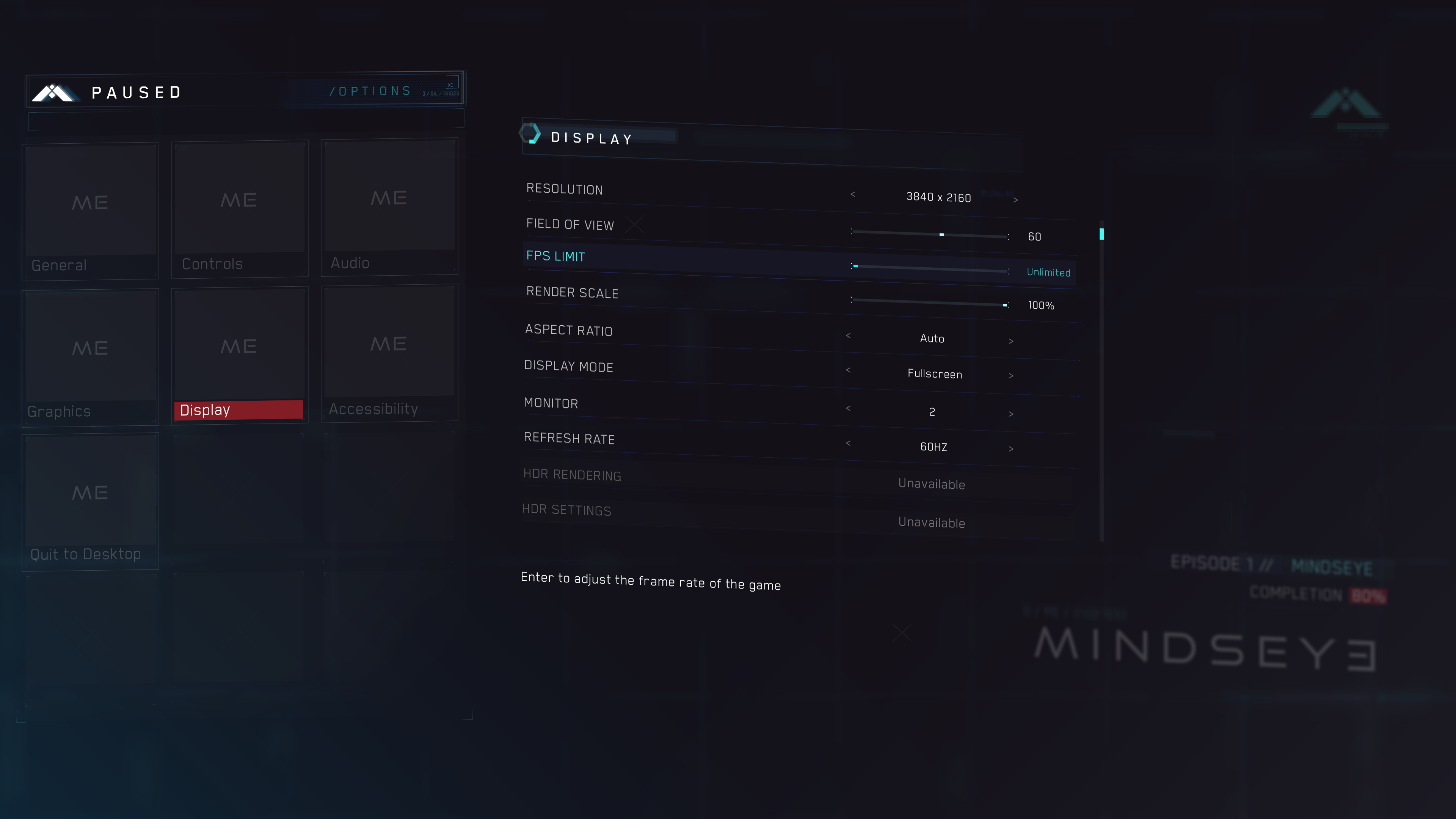 Menu development