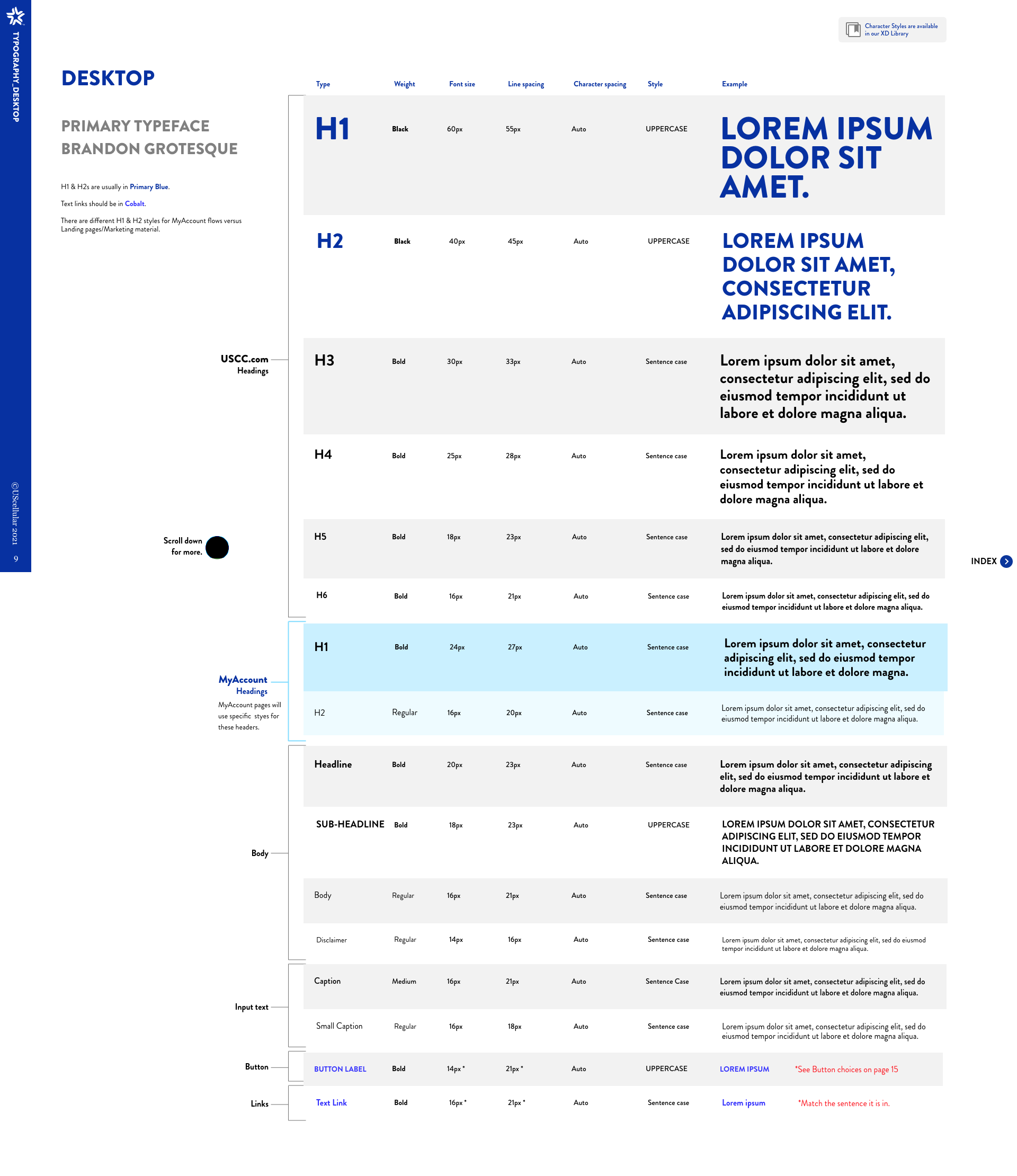 Headings