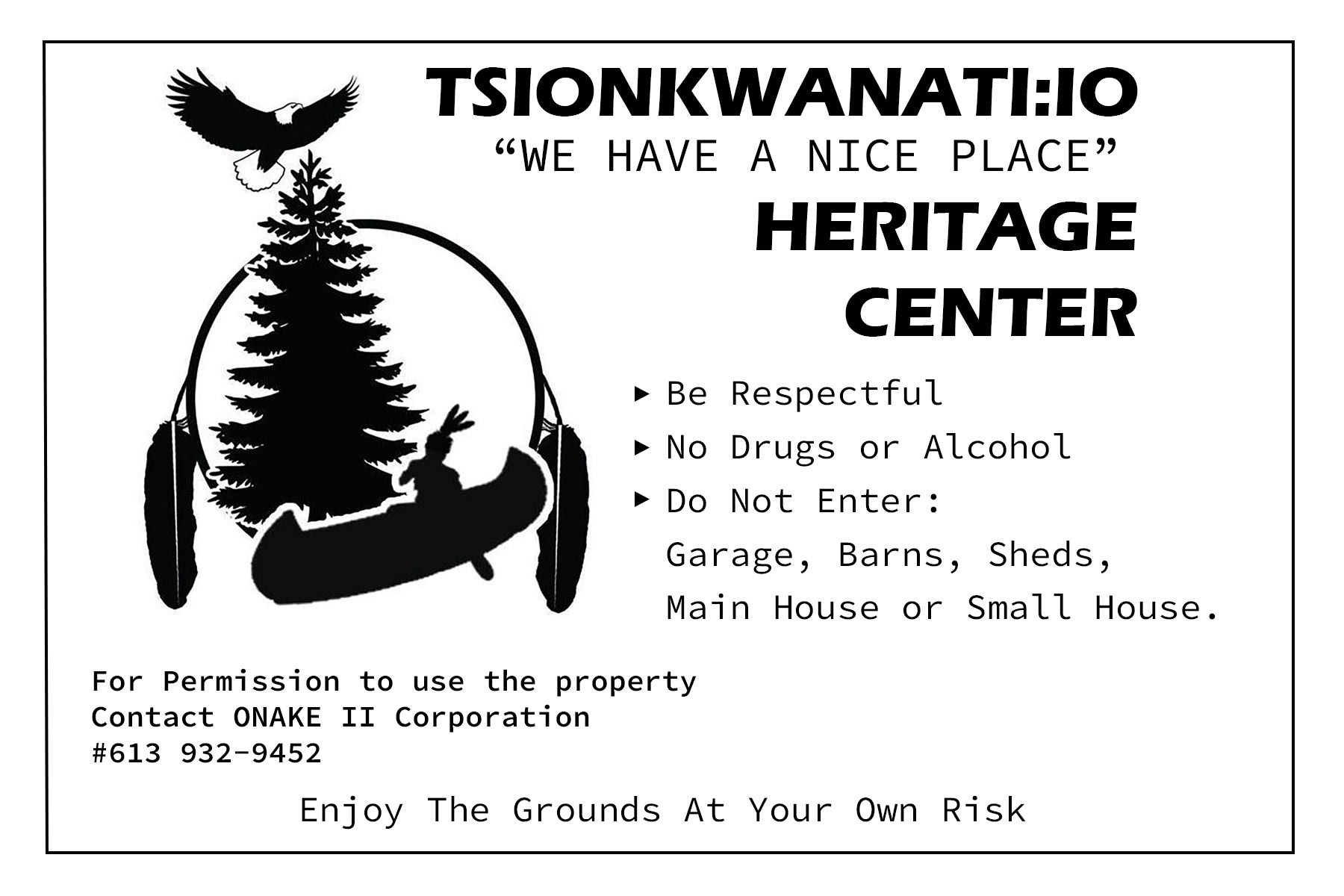 Onake II Signage and Logo